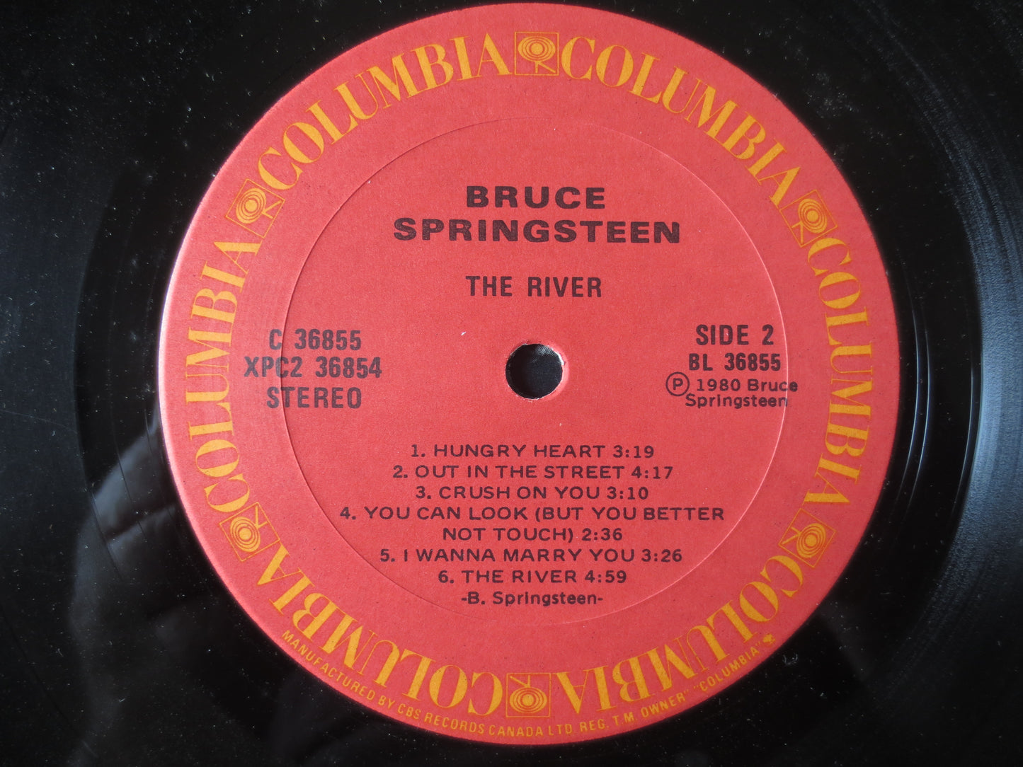 BRUCE SPRINGSTEEN, The RIVER, Bruce Springsteen Lp, Rock Record, Vintage Vinyl, Record Vinyl, Vinyl Record, 1980 Records