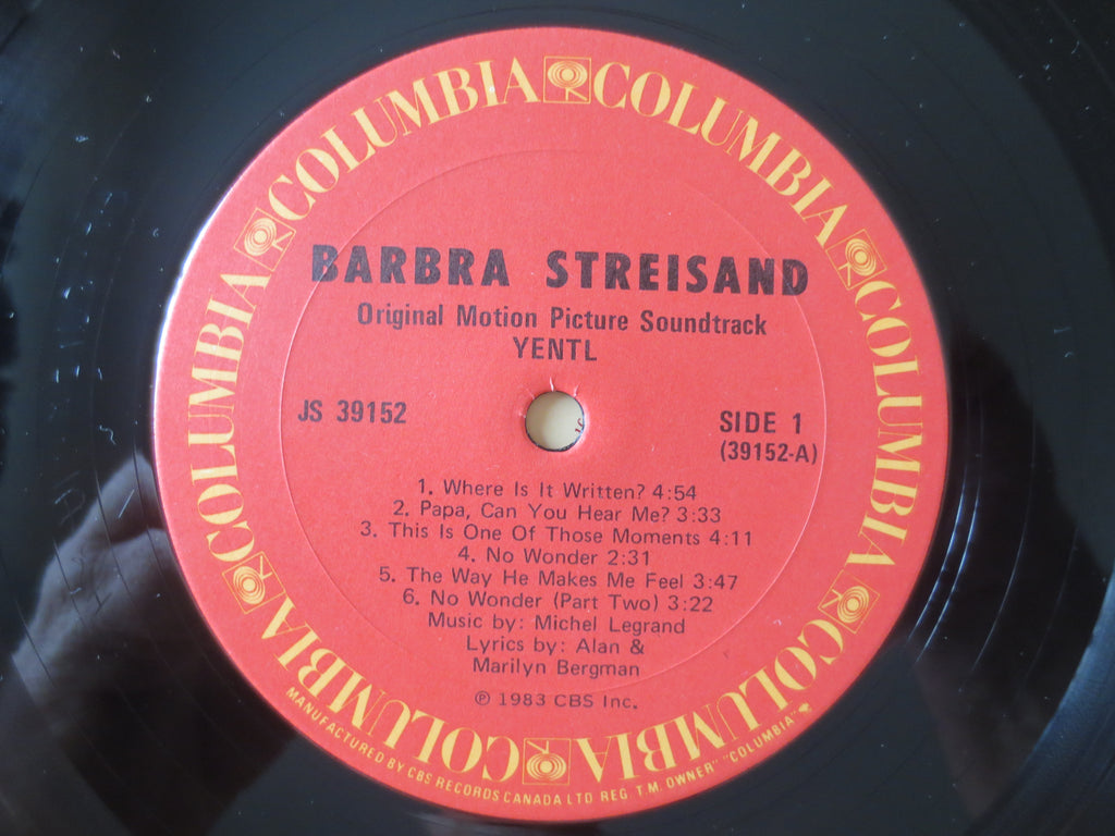 Barbra Streisand – Yentl (1983) Vinyl LP