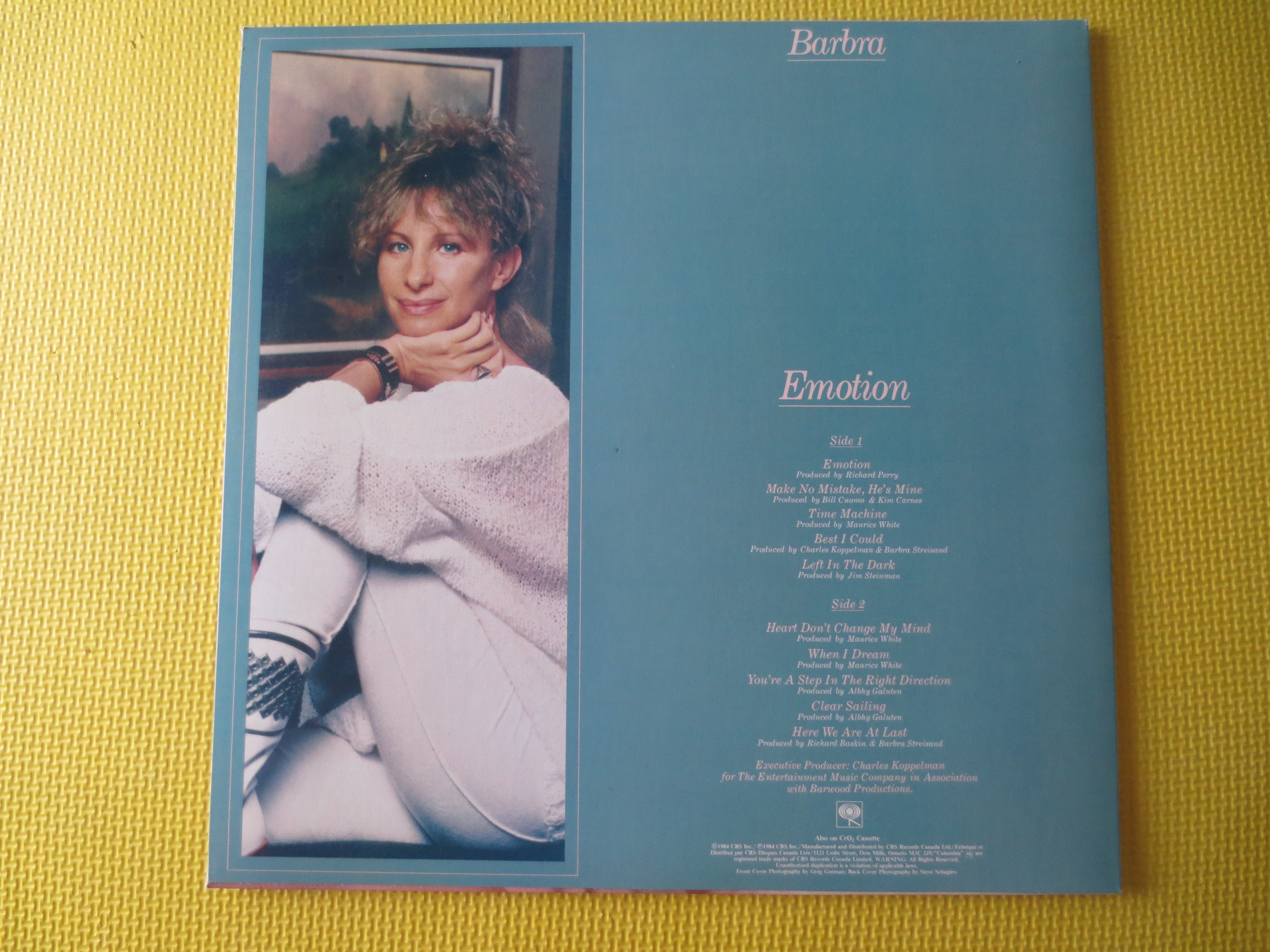 Barbra Streisand – Emotion (1984) Vinyl LP