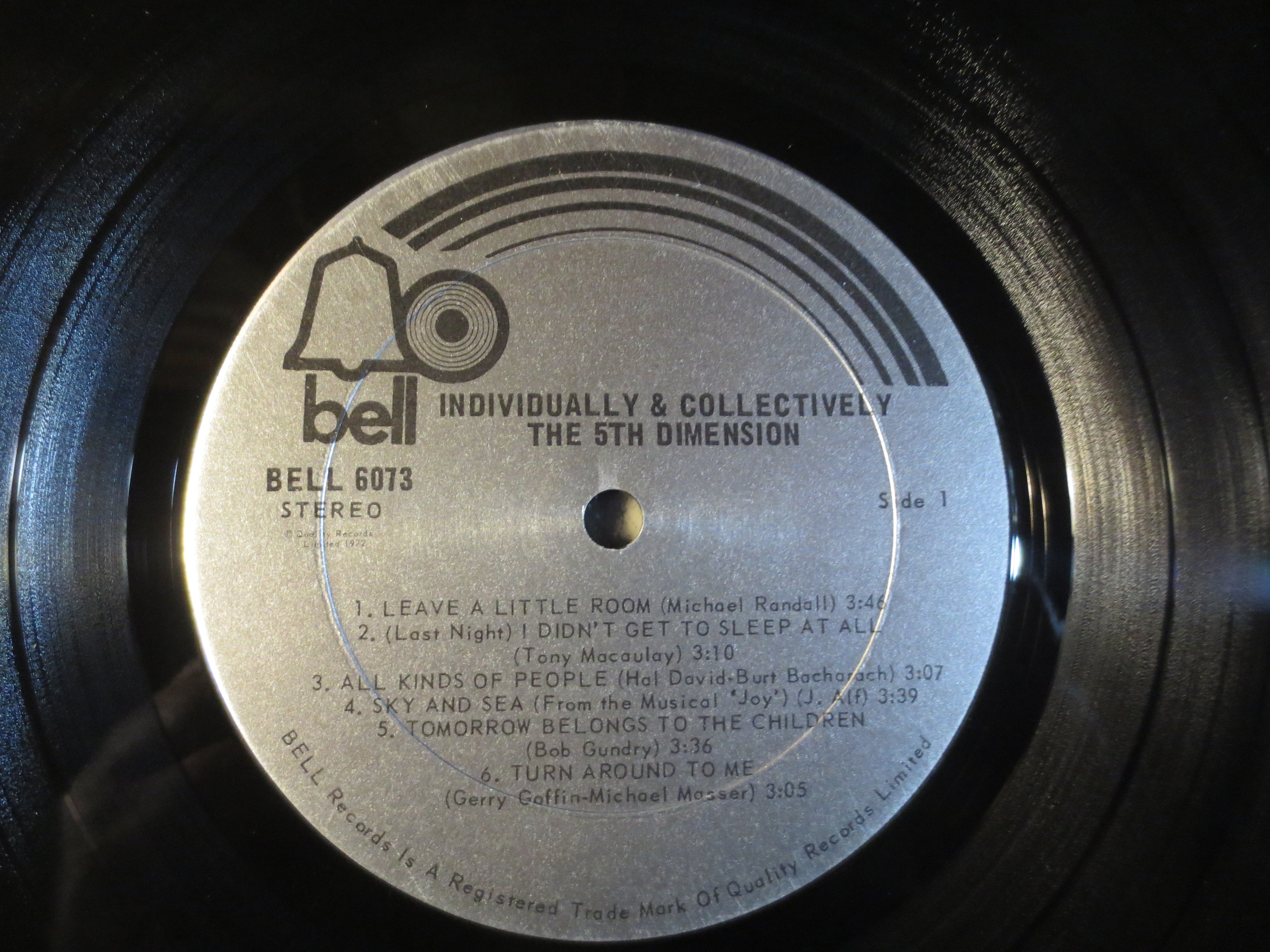 The 5th Dimension – Individually & Collectively (1972) Vinyl LP