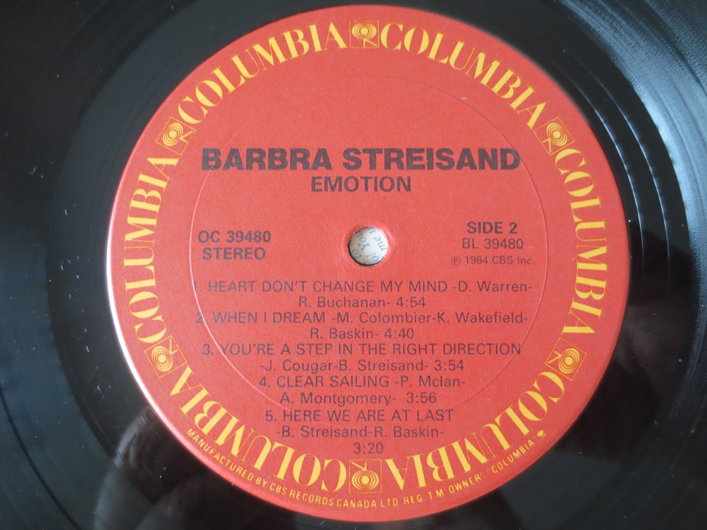 Barbra Streisand – Emotion (1984) Vinyl LP