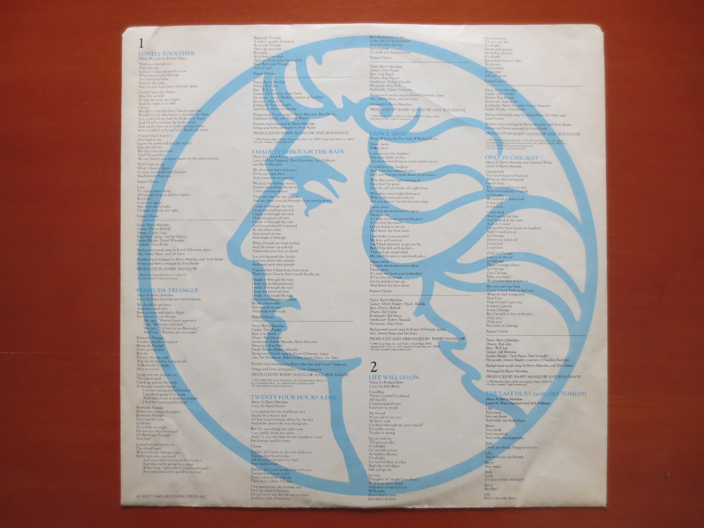 Barry Manilow – Barry (1980) Vinyl LP