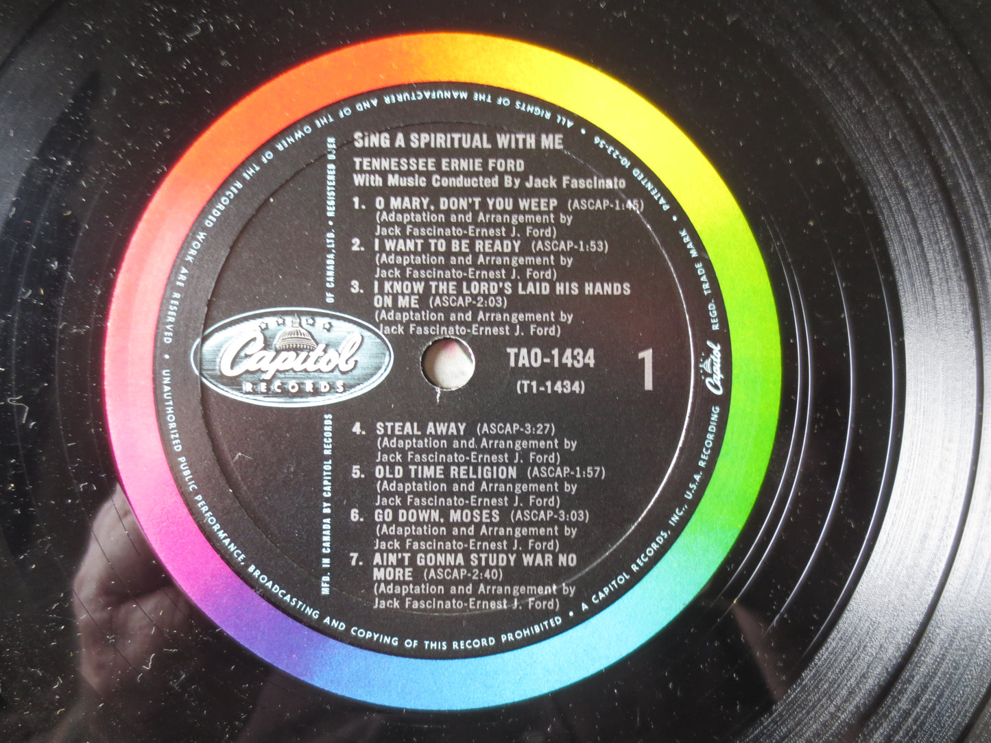 TENNESSEE ERNIE Ford, Sing A SPIRITUAL With Me, Gospel Music, Vintage Vinyl, Record Vinyl, Gospel Vinyl, Lps, 1960 Records