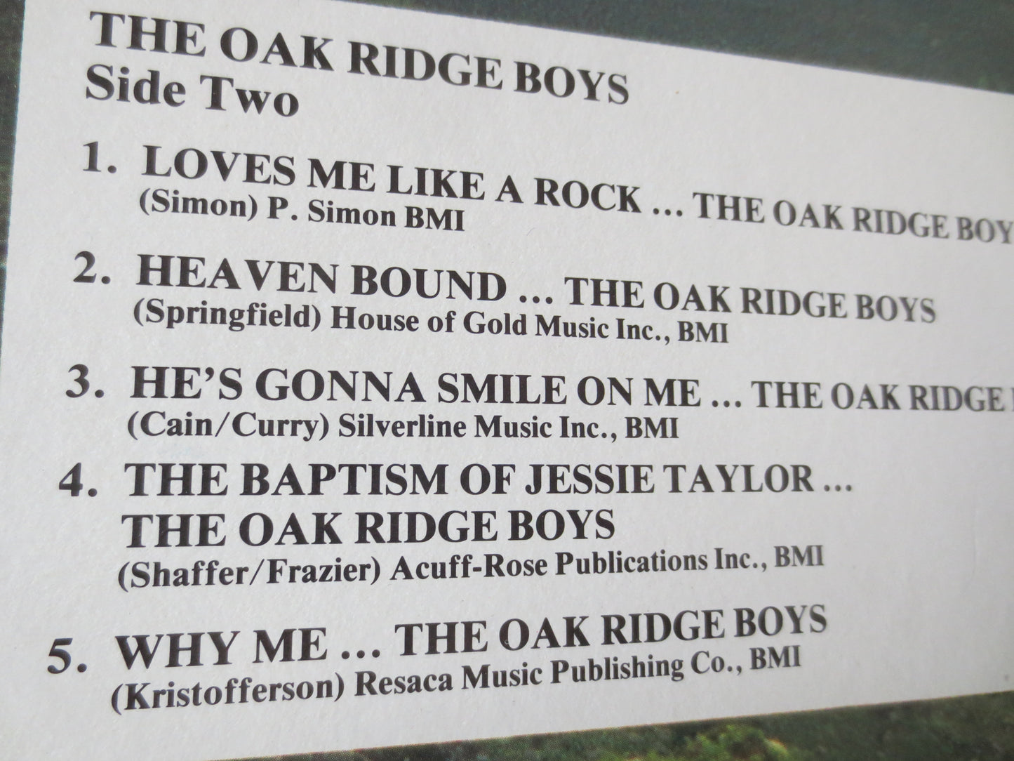 The STATLER BROTHERS, GOSPEL Records, The Oak Ridge Boys, Vintage Vinyl, Record Vinyl, Country Records, lps, 1982 Records