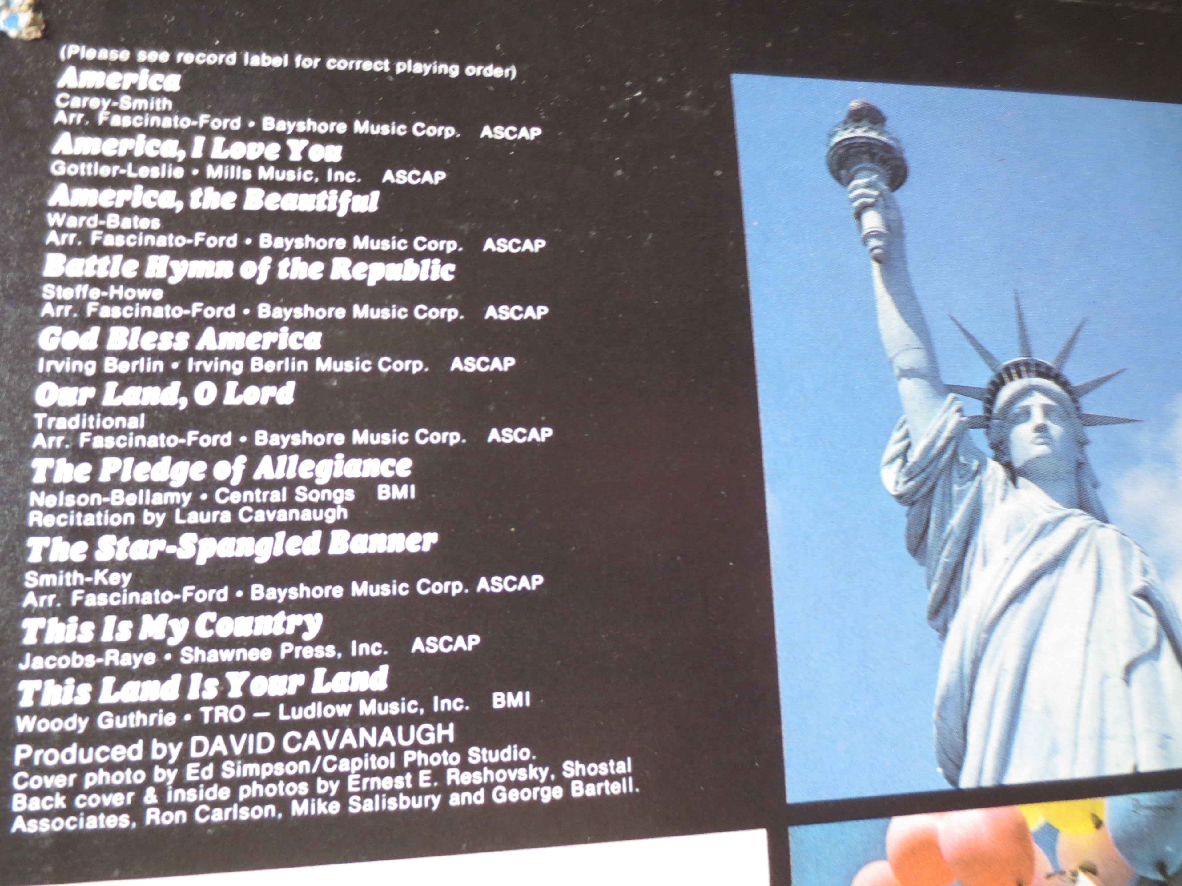 Tennessee Ernie Ford – America the Beautiful (1970) Vinyl LP