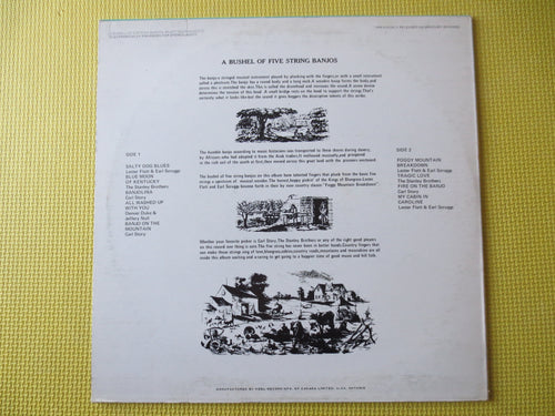 A Bushel of Five String Banjos (1972) Vinyl LP