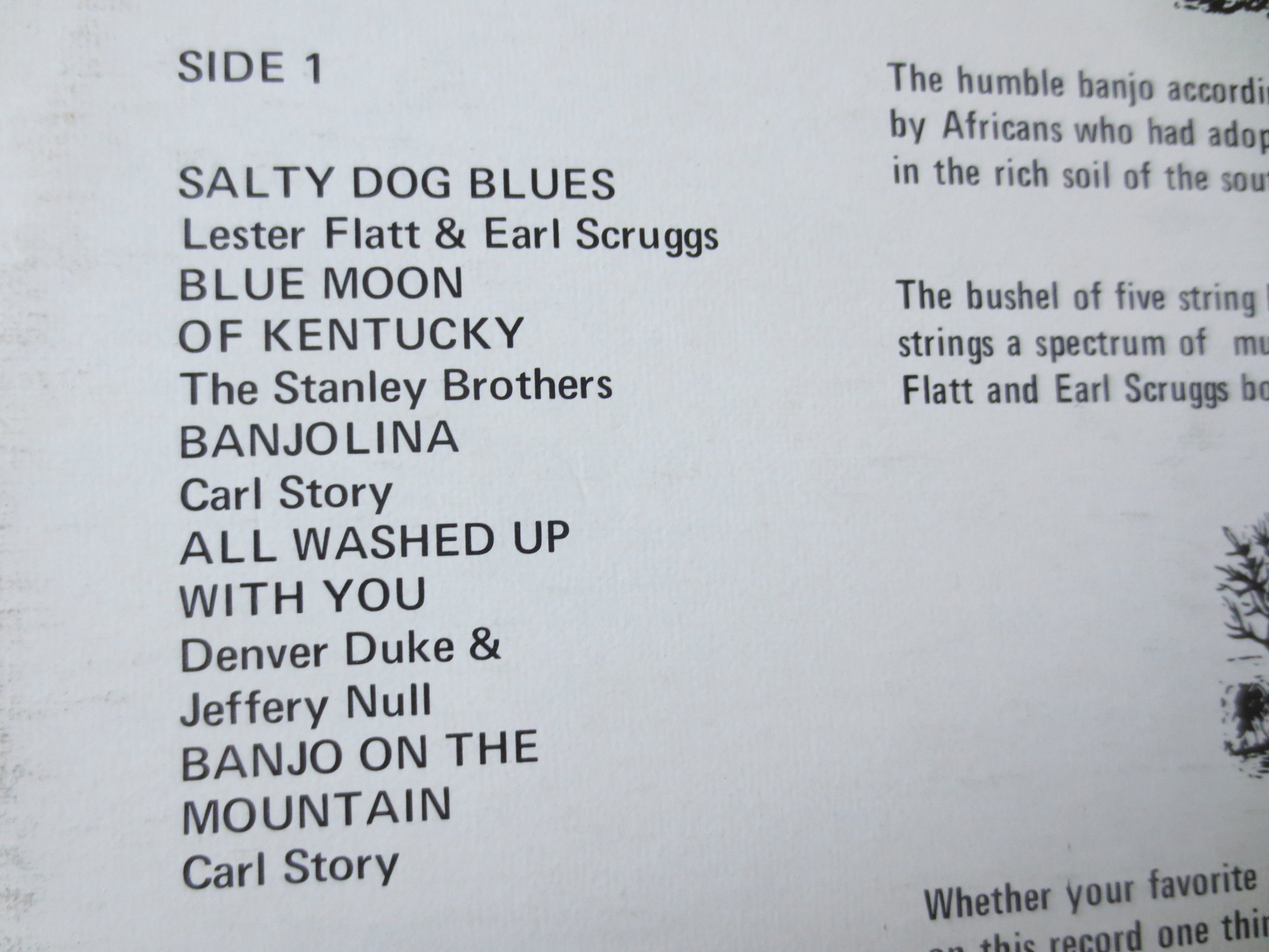 A Bushel of Five String Banjos (1972) Vinyl LP