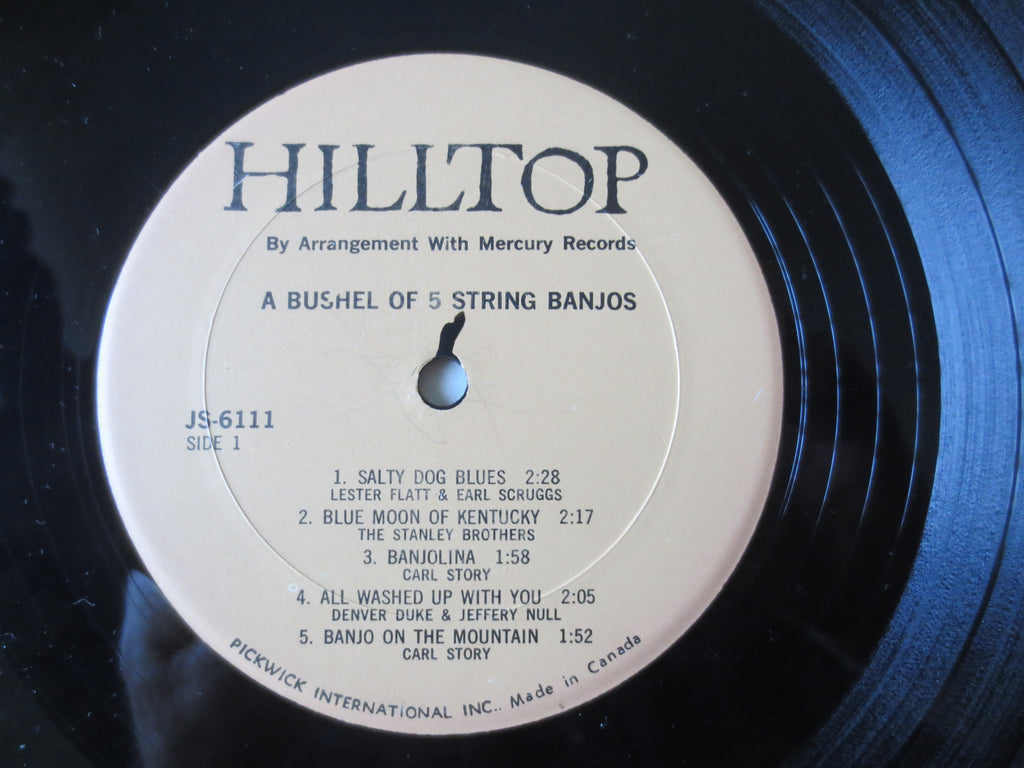 A Bushel of Five String Banjos (1972) Vinyl LP