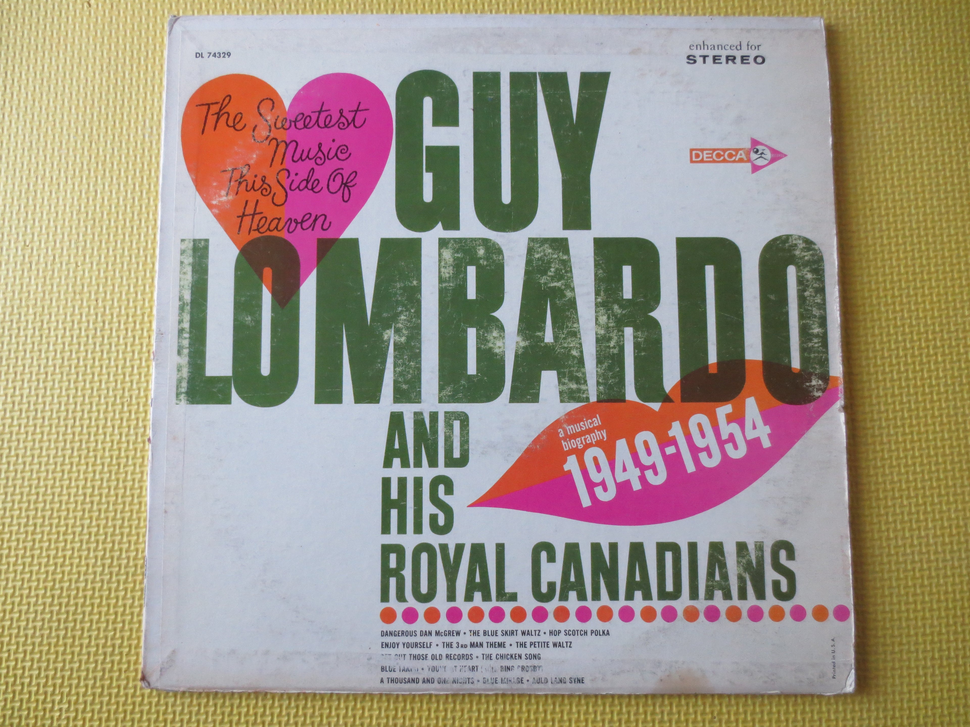 Guy Lombardo – The Sweetest Music (1962) Vinyl LP