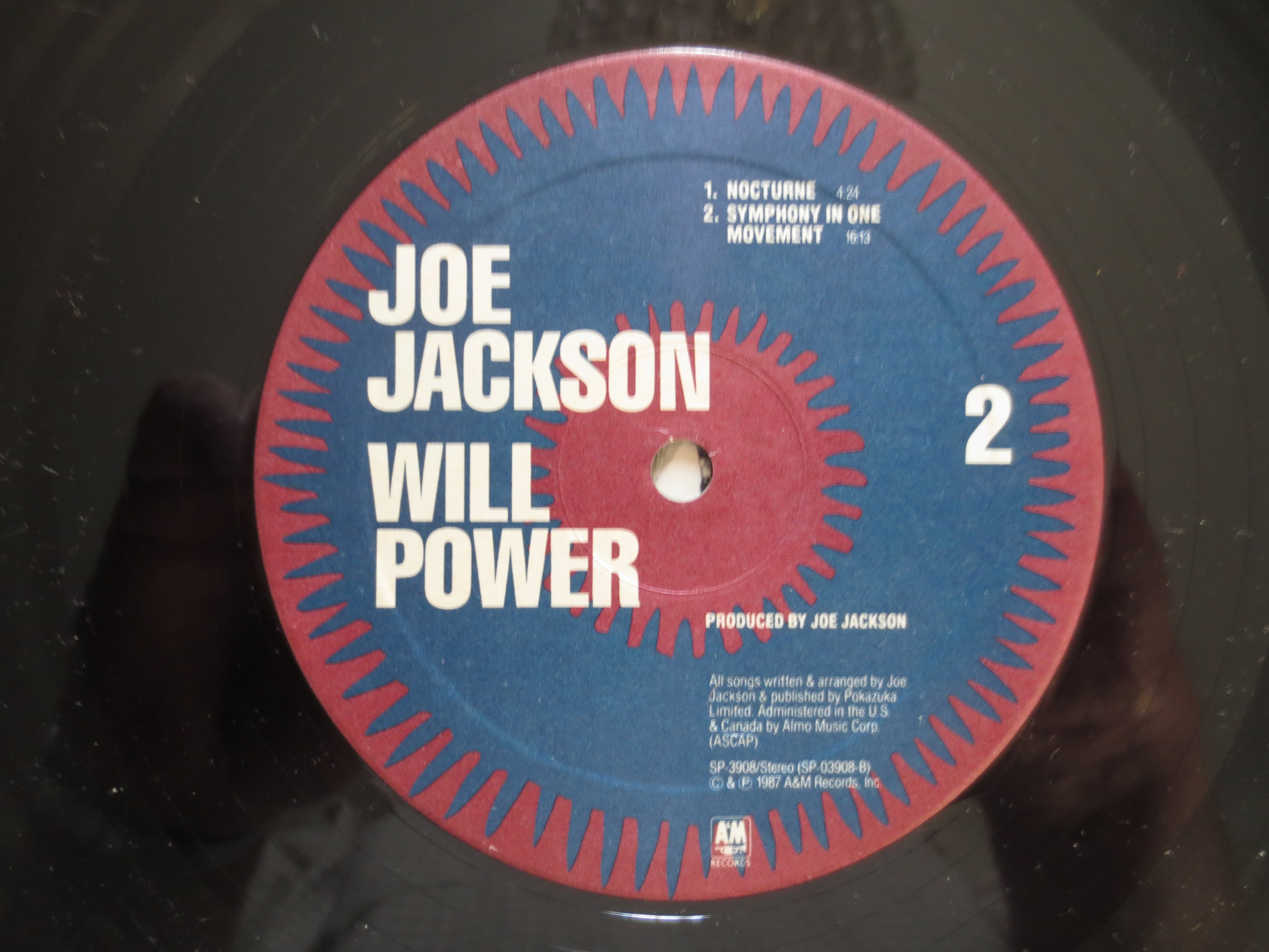 JOE JACKSON, Will Power, Vintage Album, 1987 Record, Vinyl Lp
