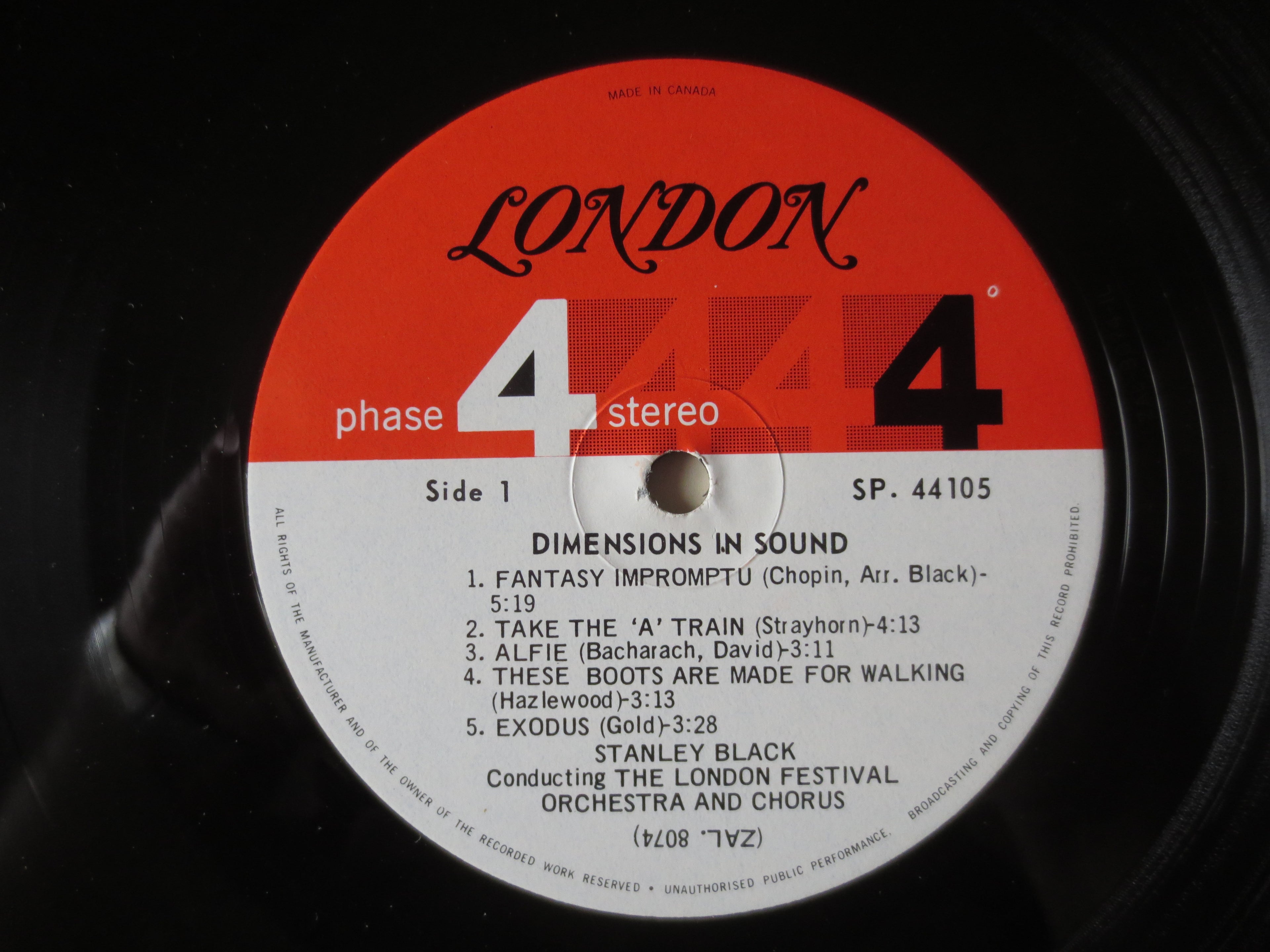 Dimensions in Sound (1968) Vinyl LP