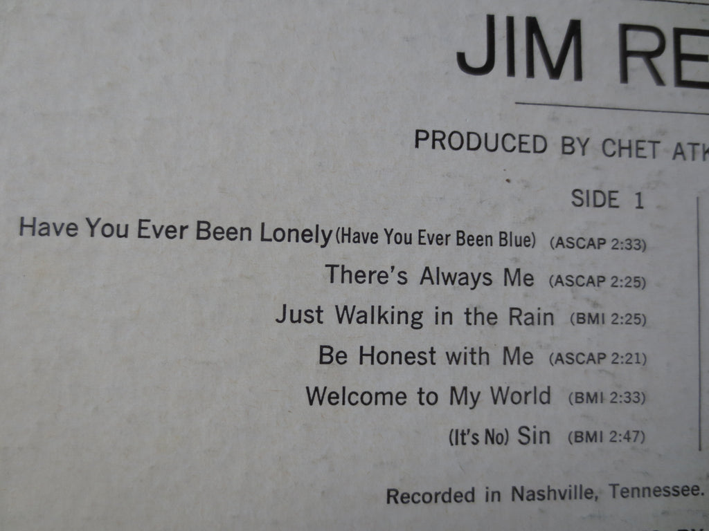 Jim Reeves – A Touch of Velvet (1964) Vinyl LP