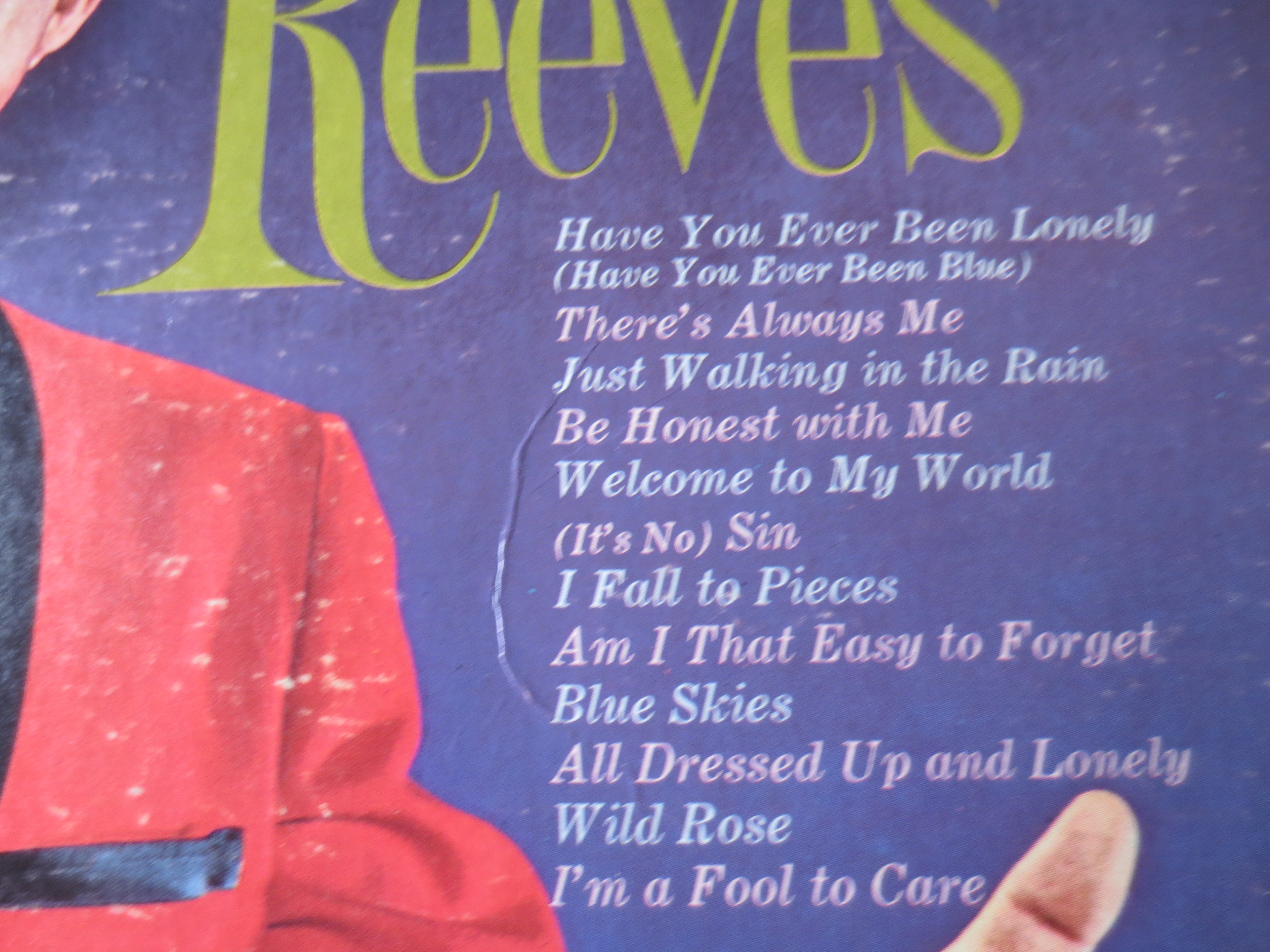 Jim Reeves – A Touch of Velvet (1964) Vinyl LP