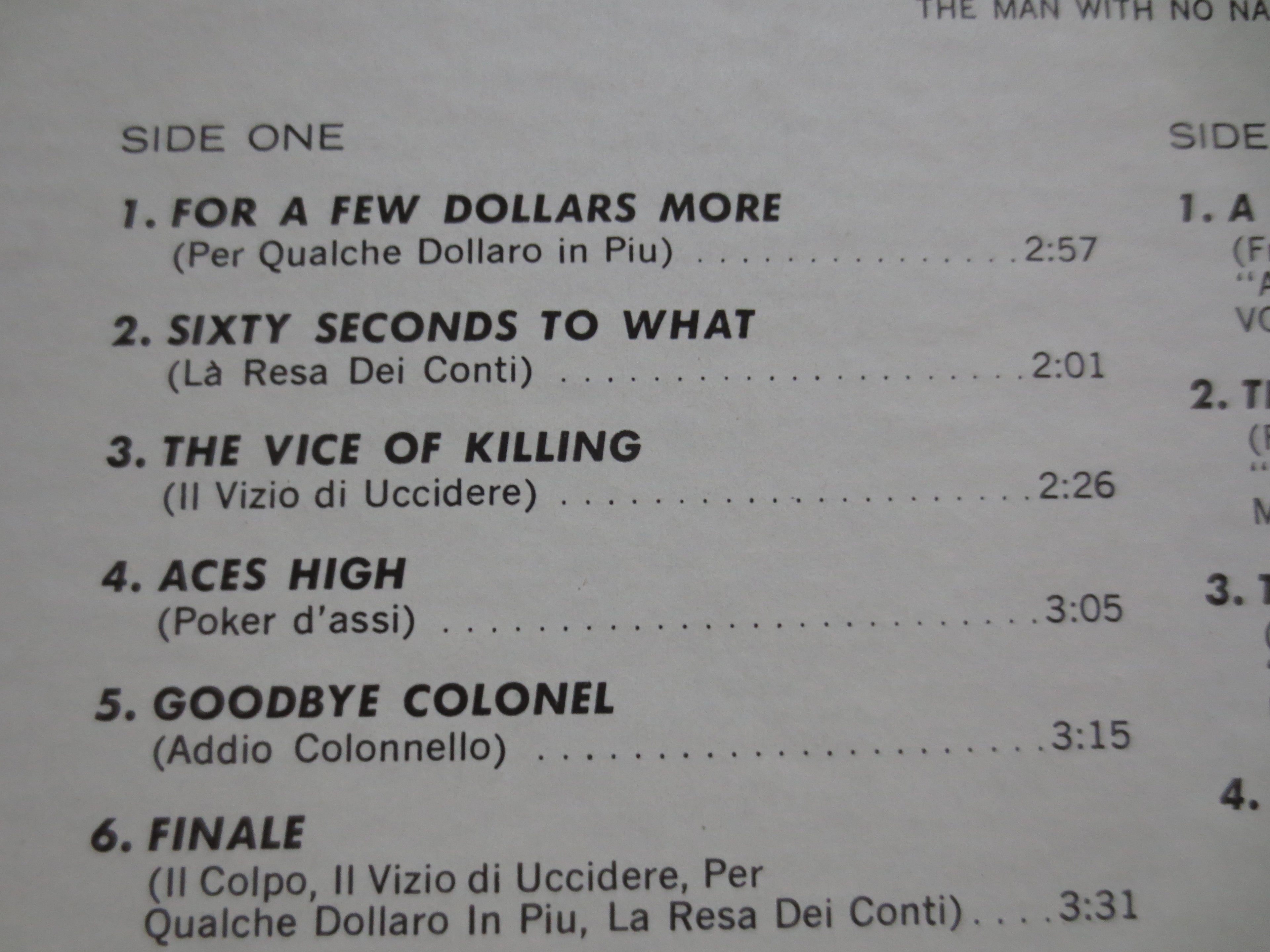 Leroy Holmes & His Orchestra – For a Few Dollars More (1967) [Vinyl LP]