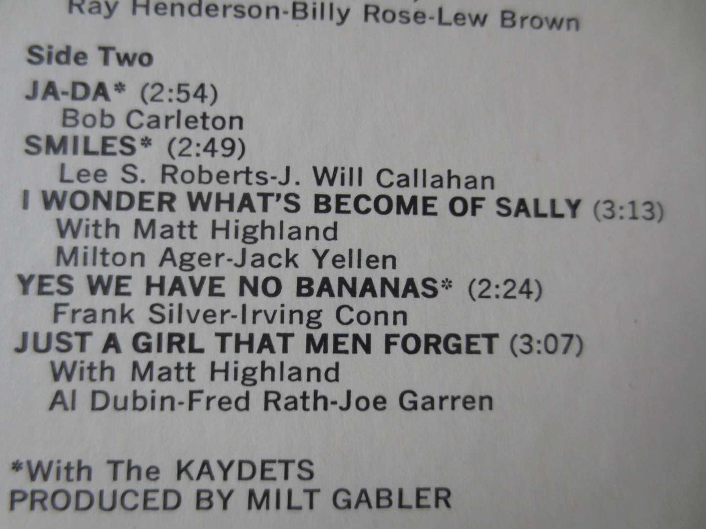 SAMMY KAYE, The 30's Are Here To Stay, Sammy Kaye Records, Sammy Kaye Albums, Swing Records, Swing Albums, 1968 Records