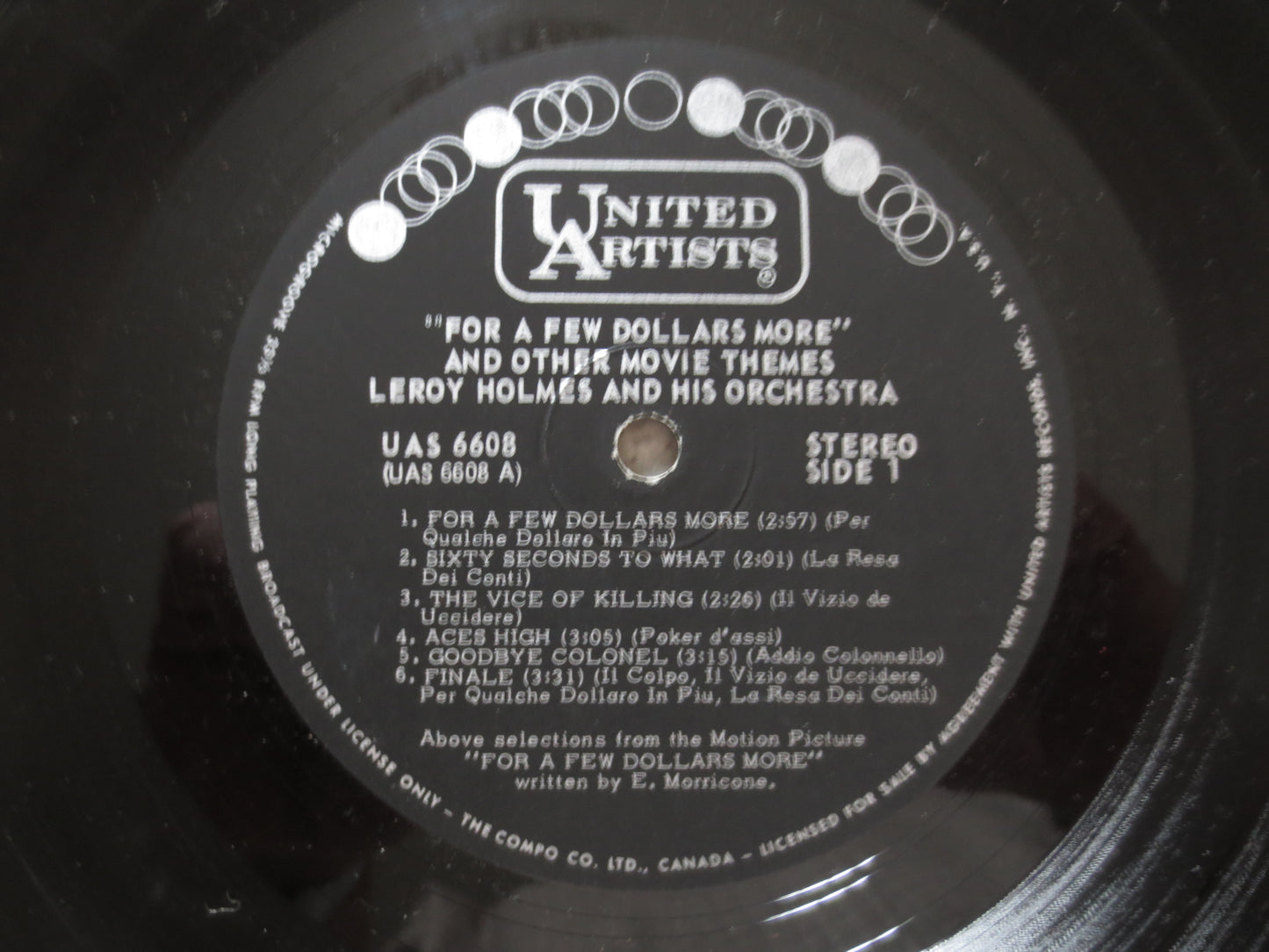 LEROY HOLMES, ORCHESTRA Records, A Few Dollars More, Vintage Vinyl, Record Vinyl, Vinyl Records, Country Lp, 1967 Records