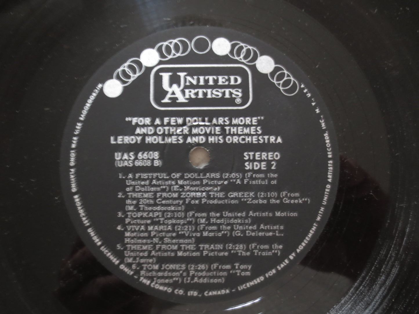LEROY HOLMES, ORCHESTRA Records, A Few Dollars More, Vintage Vinyl, Record Vinyl, Vinyl Records, Country Lp, 1967 Records