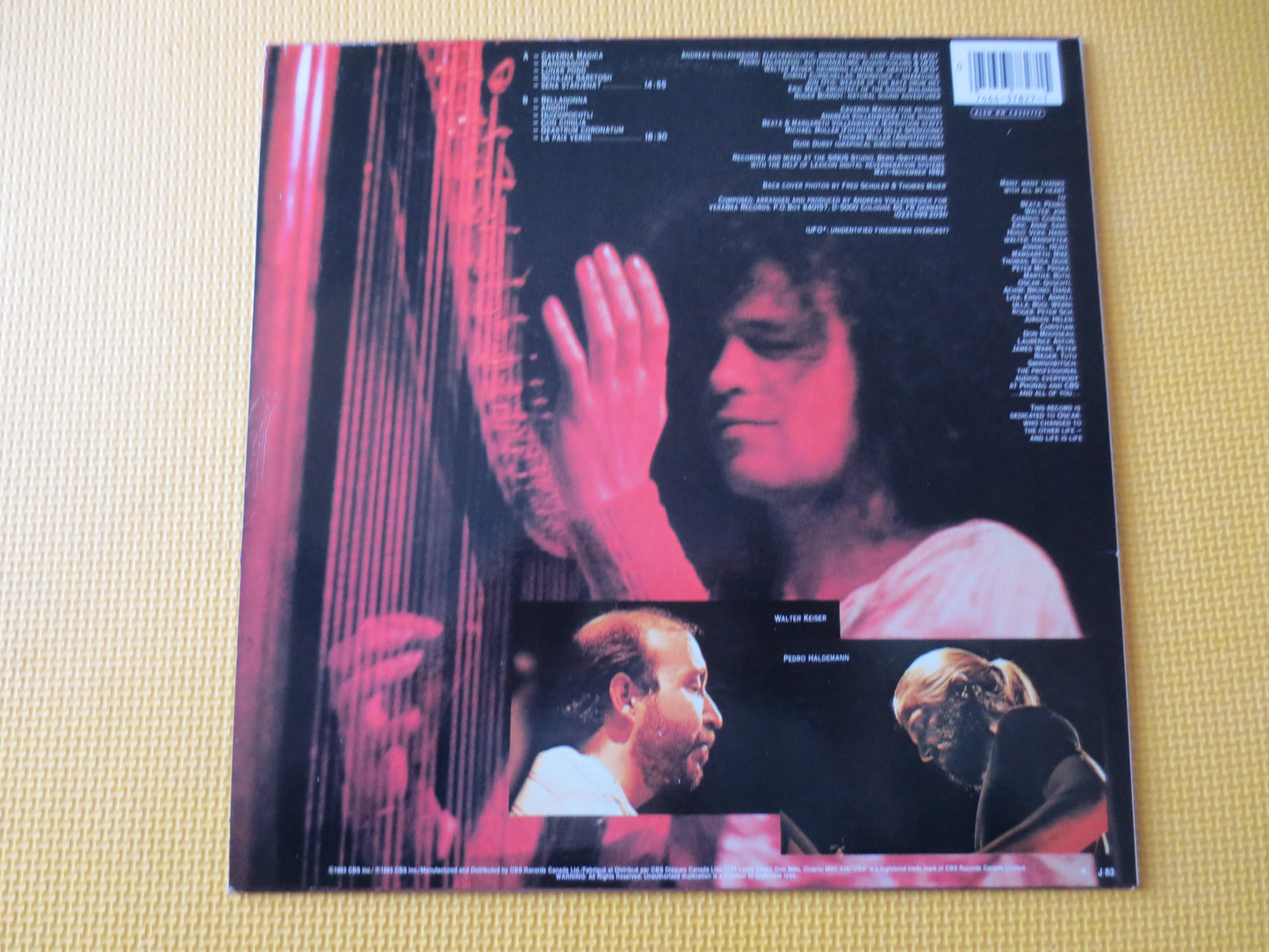 ANDREAS VOLLENWEIDER, AMBIENT, New Age Music, Ambient Music, New Age Albums, Lps, Vintage Vinyl, Vinyl lp, 1983 Records