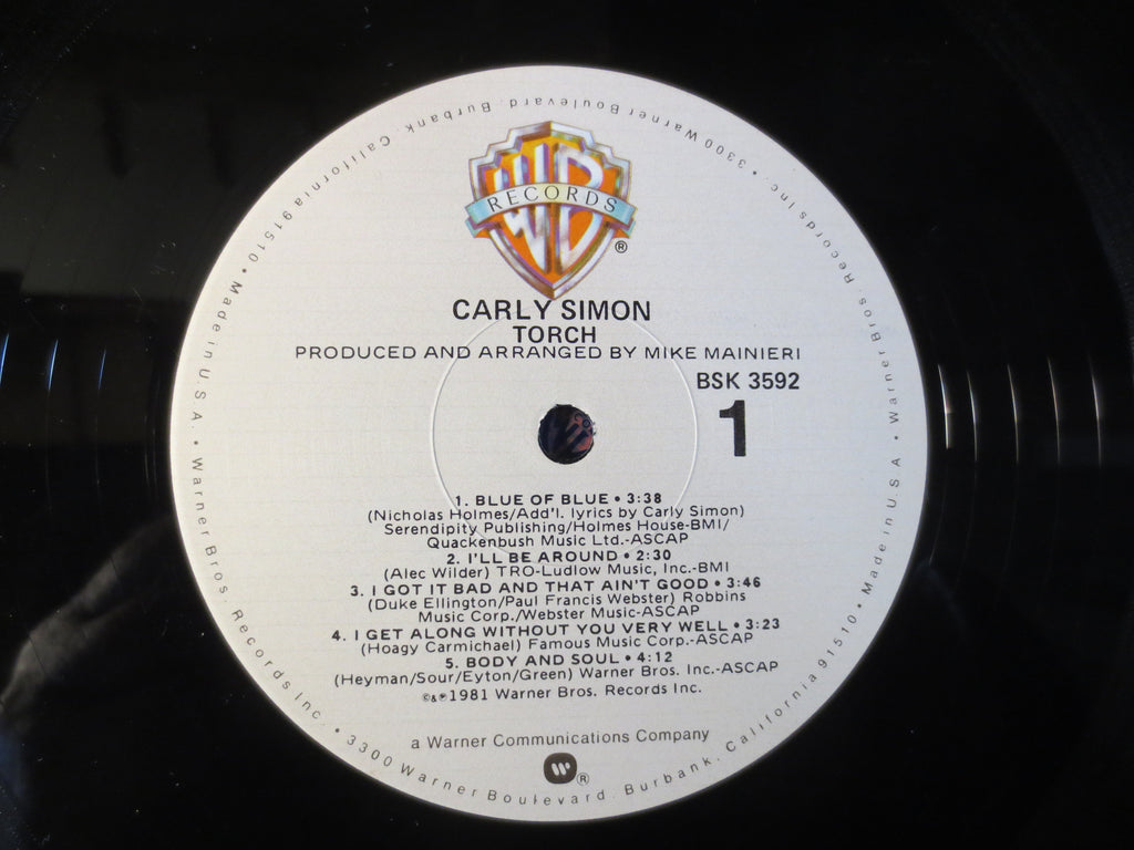 Carly Simon – Torch (1981) Vinyl LP