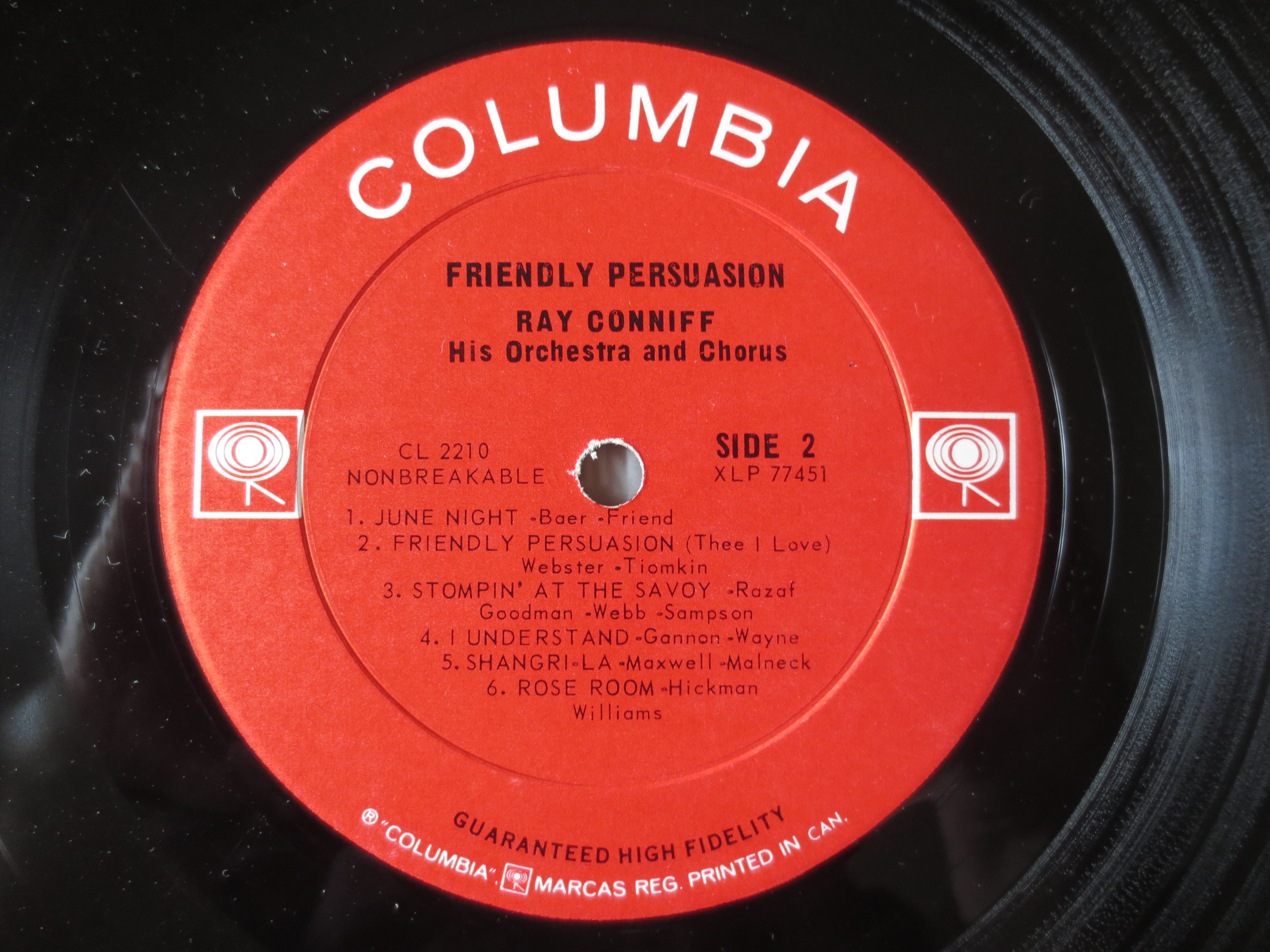 Ray Conniff – Friendly Persuasion (1964) Vinyl LP