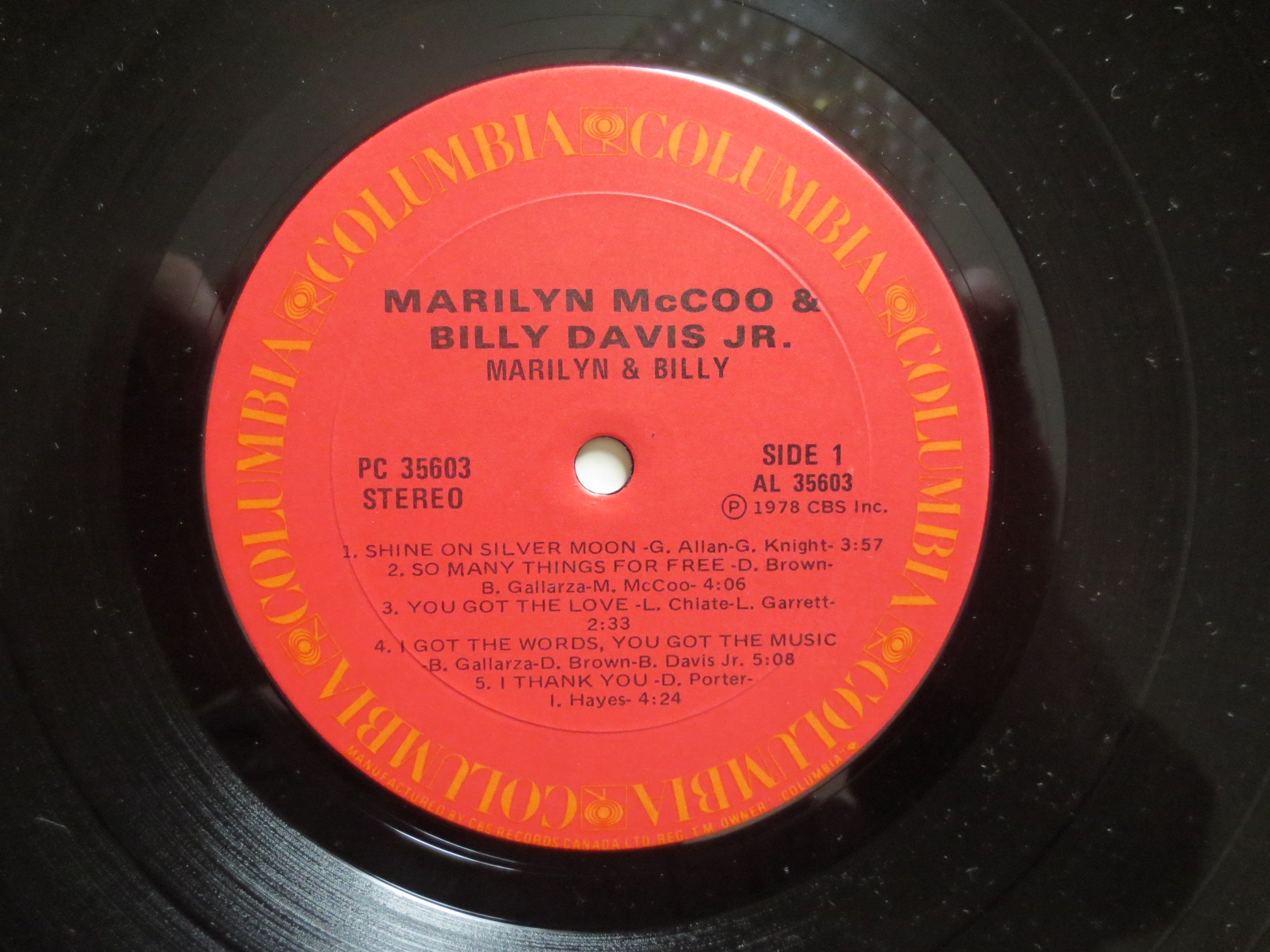 Marilyn McCoo & Billy Davis Jr. – The Two of Us (1978) Vinyl LP