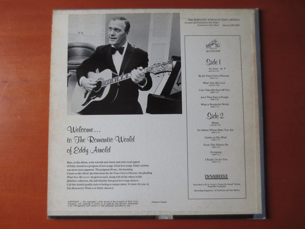Eddy Arnold – Romantic World (1968) Vinyl LP