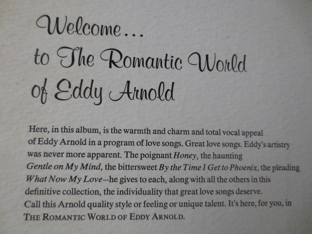Eddy Arnold – Romantic World (1968) Vinyl LP