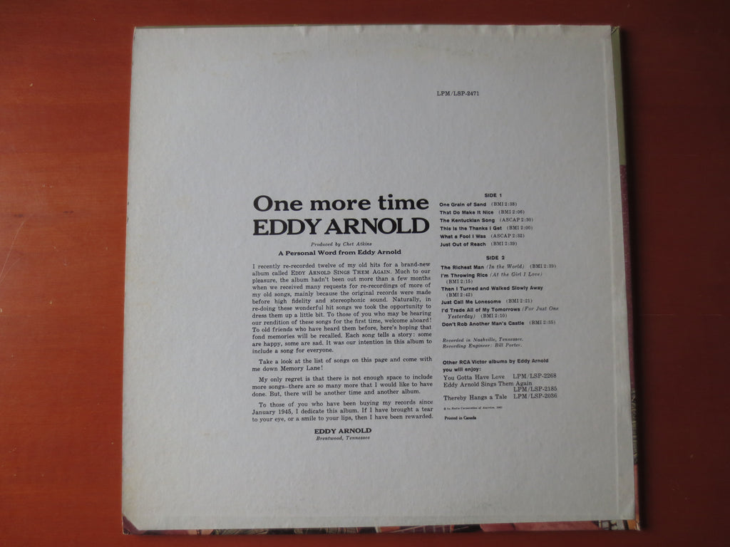 Eddy Arnold – One More Time (1962) Vinyl LP