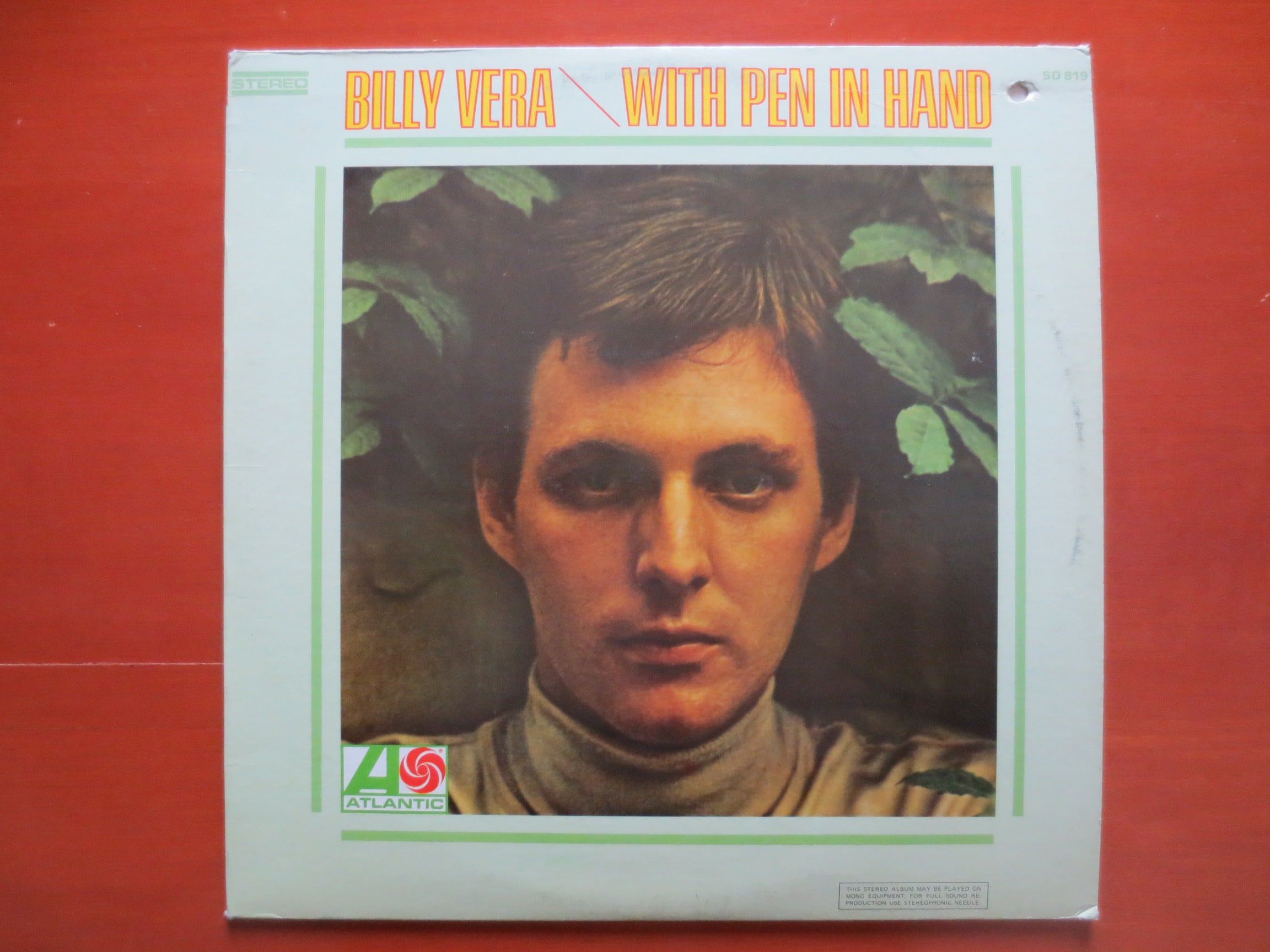 Billy Vera – With Pen in Hand (1968) [Vinyl LP]