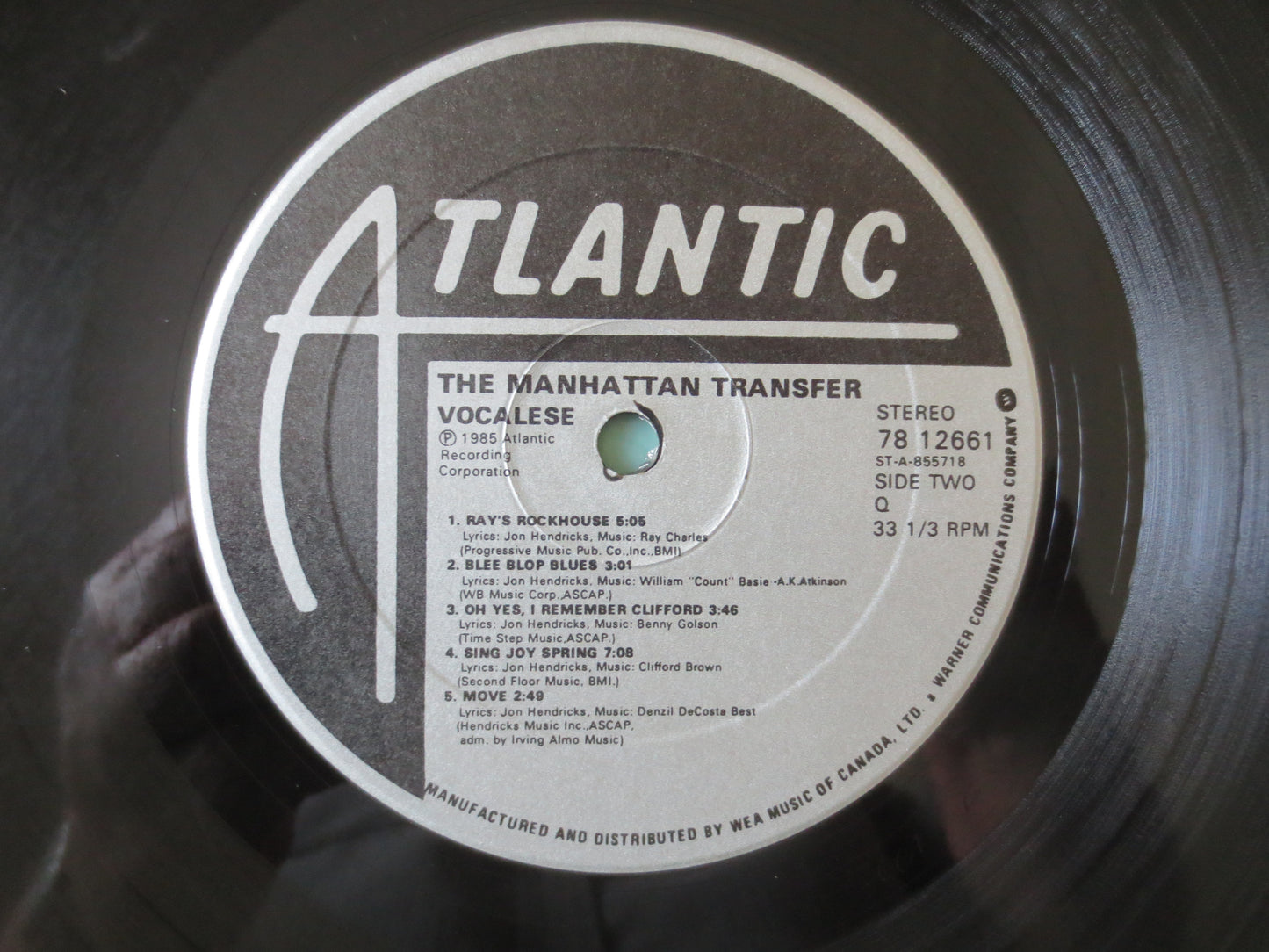 MANHATTAN TRANSFER, VOCALESE, Pop Album, Pop Vinyl, Vintage Vinyl, Pop Record, Pop Lp, Dance Album, Pop Music, 1985 Records