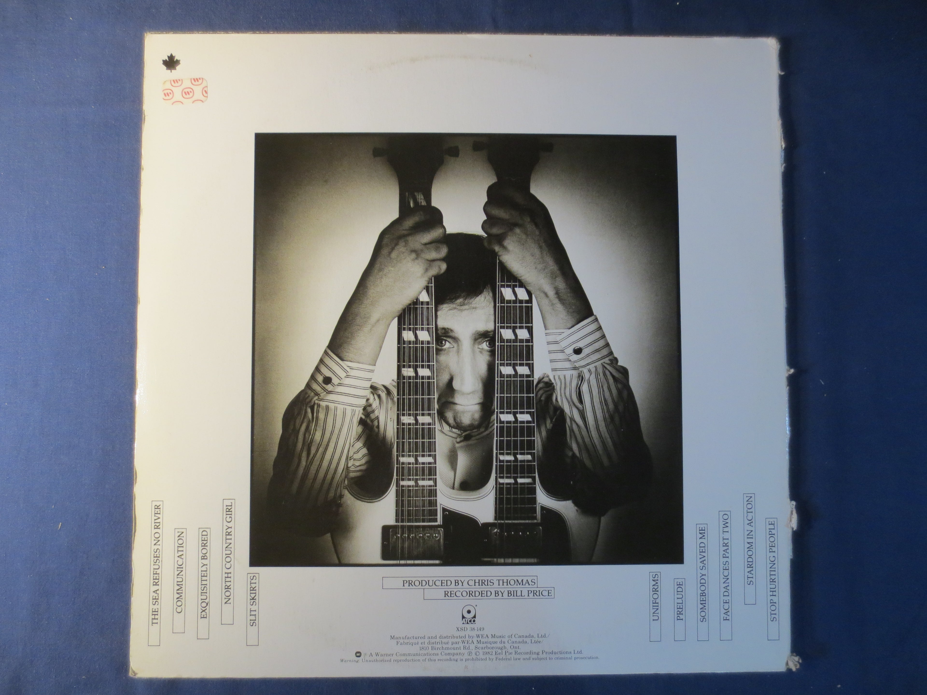 Pete Townshend – All the Best Cowboys Have Chinese Eyes (1982) Vinyl LP