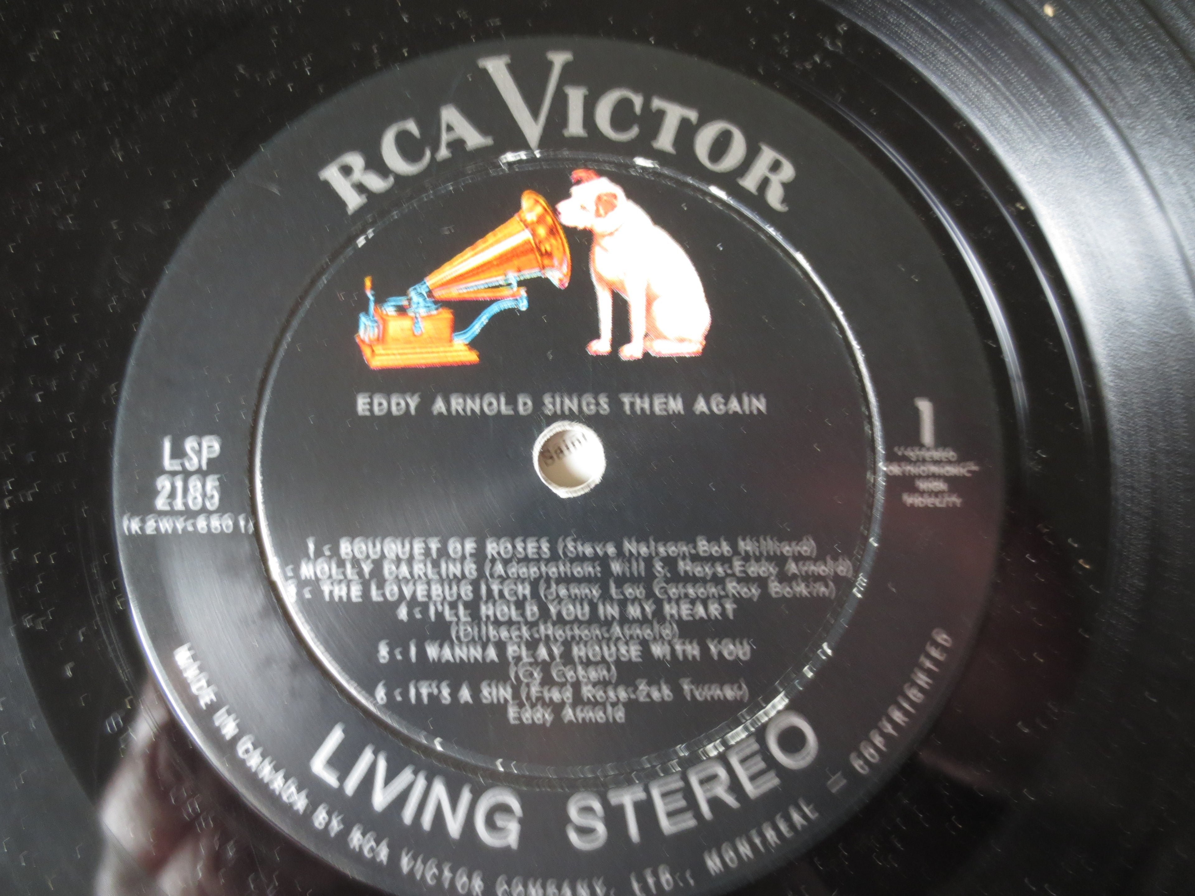 Eddy Arnold – Eddy Arnold Sings Them Again (1960) Vinyl LP