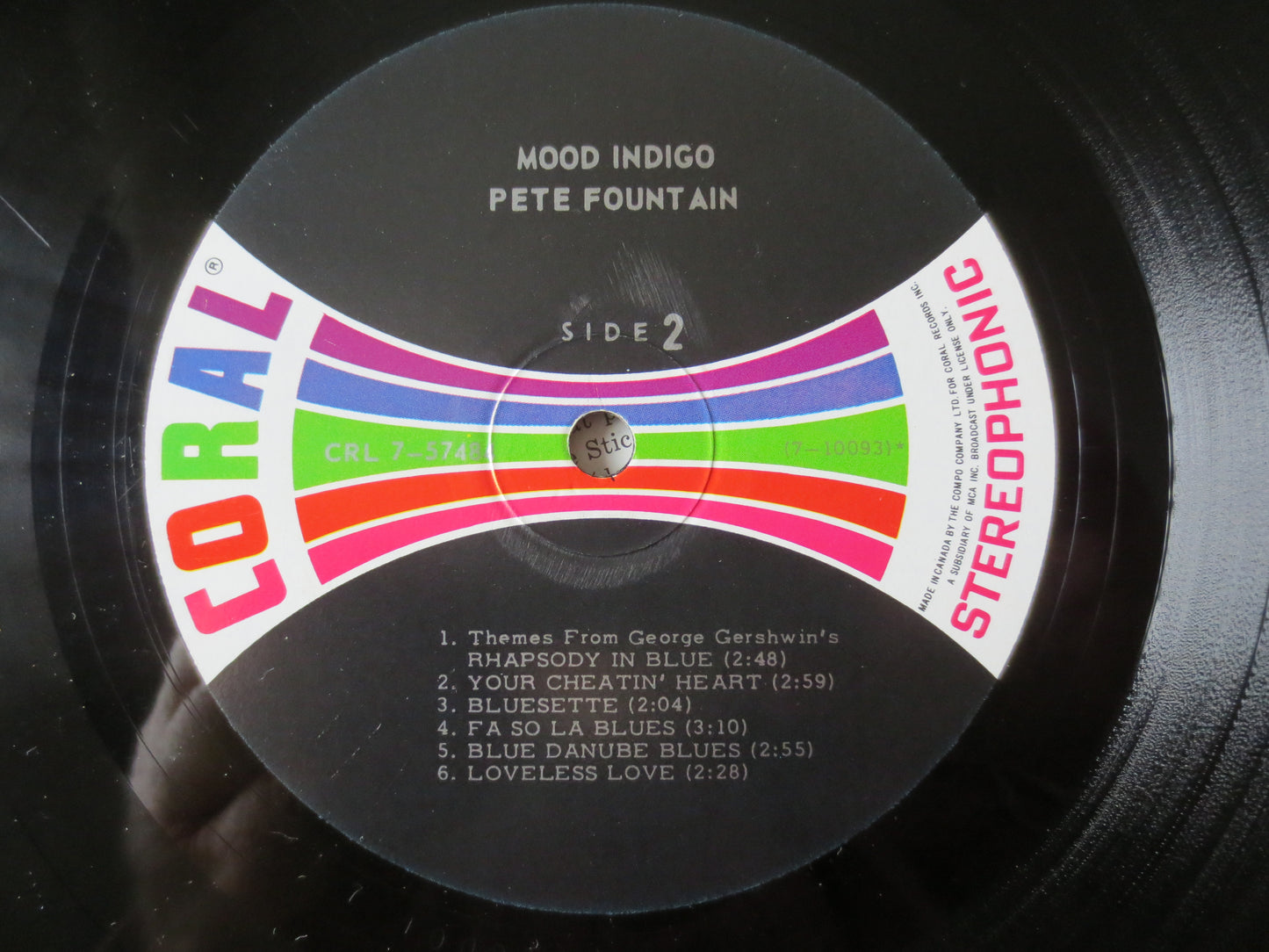 PETE FOUNTAIN, MOOD Indigo, Pete Fountain Record, Jazz Record, Vintage Vinyl, Pete Fountain Albums, Vinyl Lp,, 1966 Records