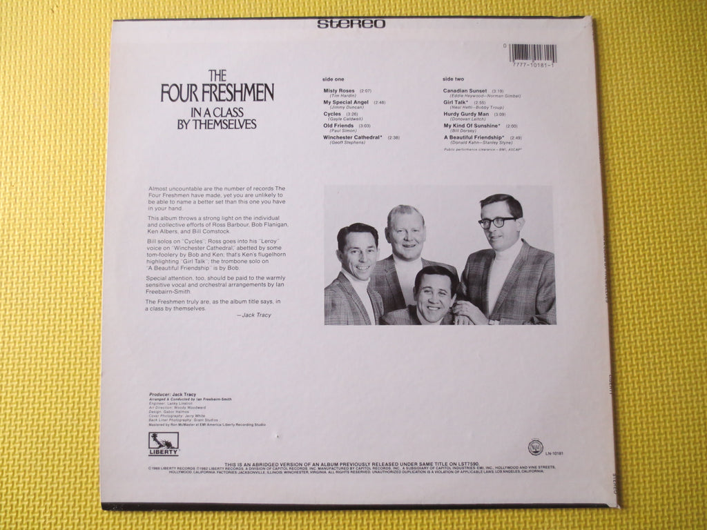 The Four Freshmen – In a Class by Themselves (1982) Vinyl LP