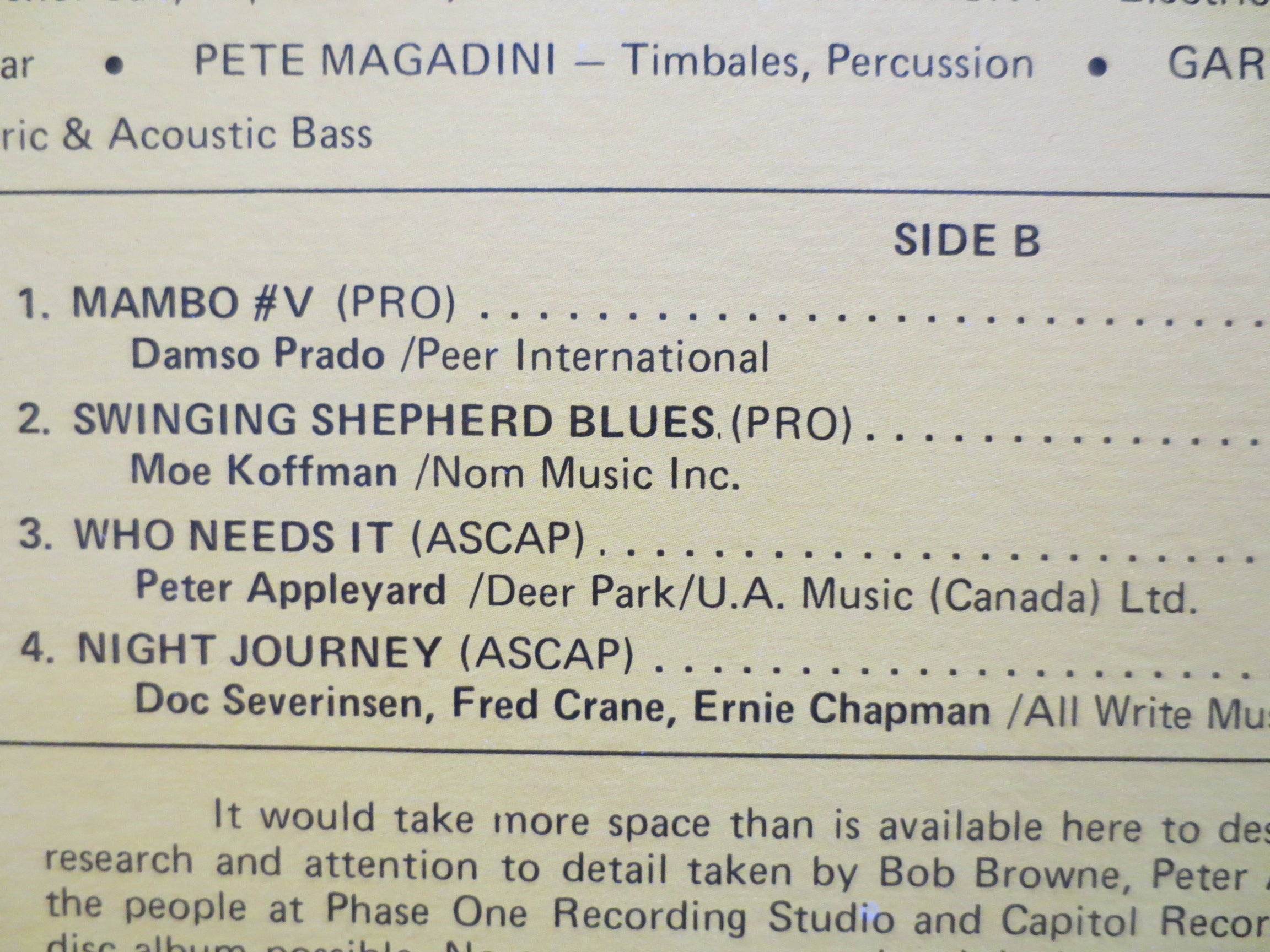 Peter Appleyard – Peter Appleyard Presents (1977) Vinyl LP
