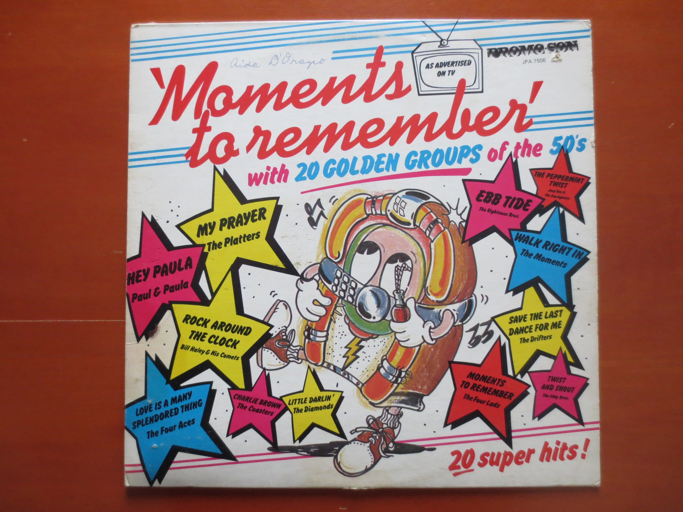 20 Golden Groups of the 50's (1977) Vinyl LP