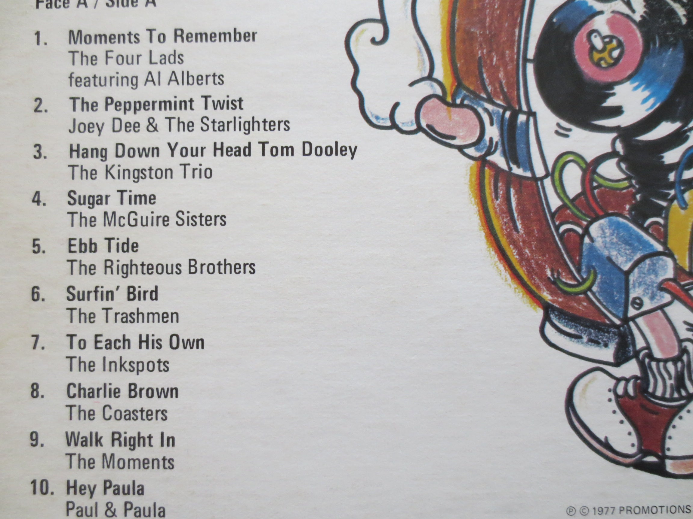 20 Golden Groups of the 50's (1977) Vinyl LP
