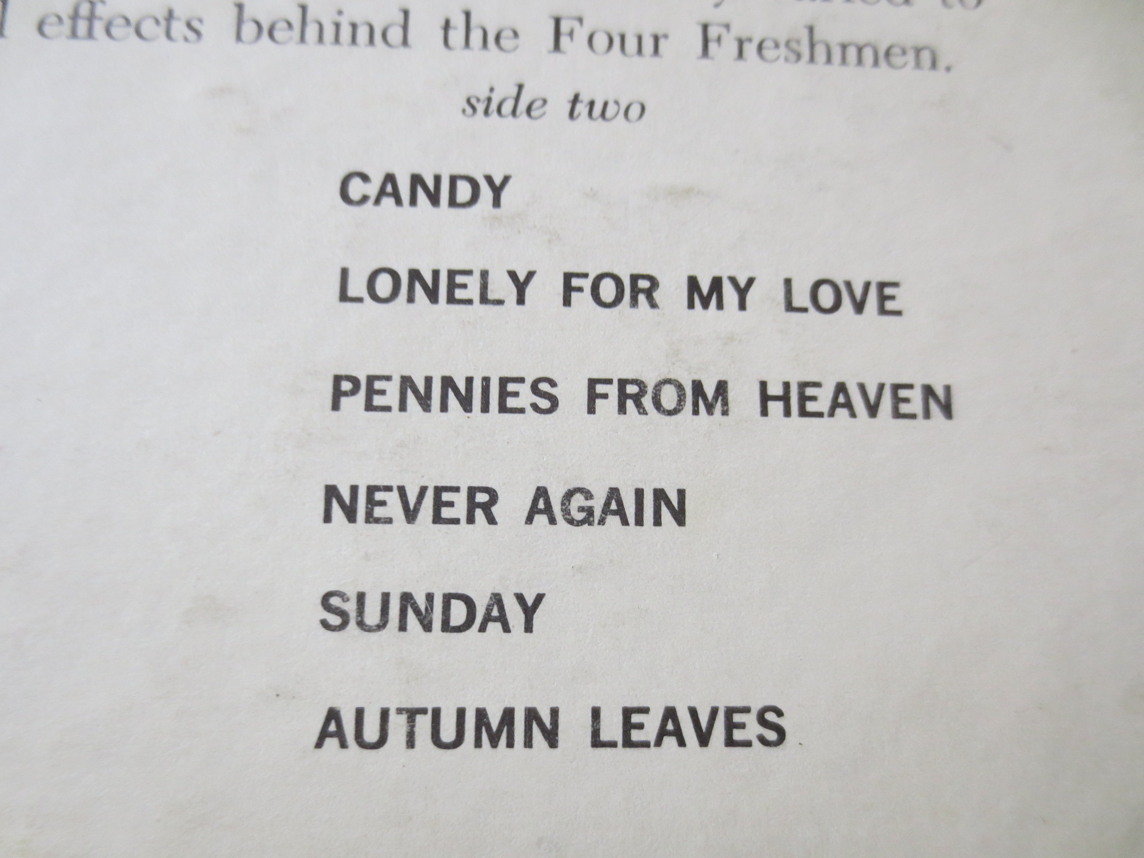 The Four Freshmen – Voices and Brass (1960) Vinyl LP