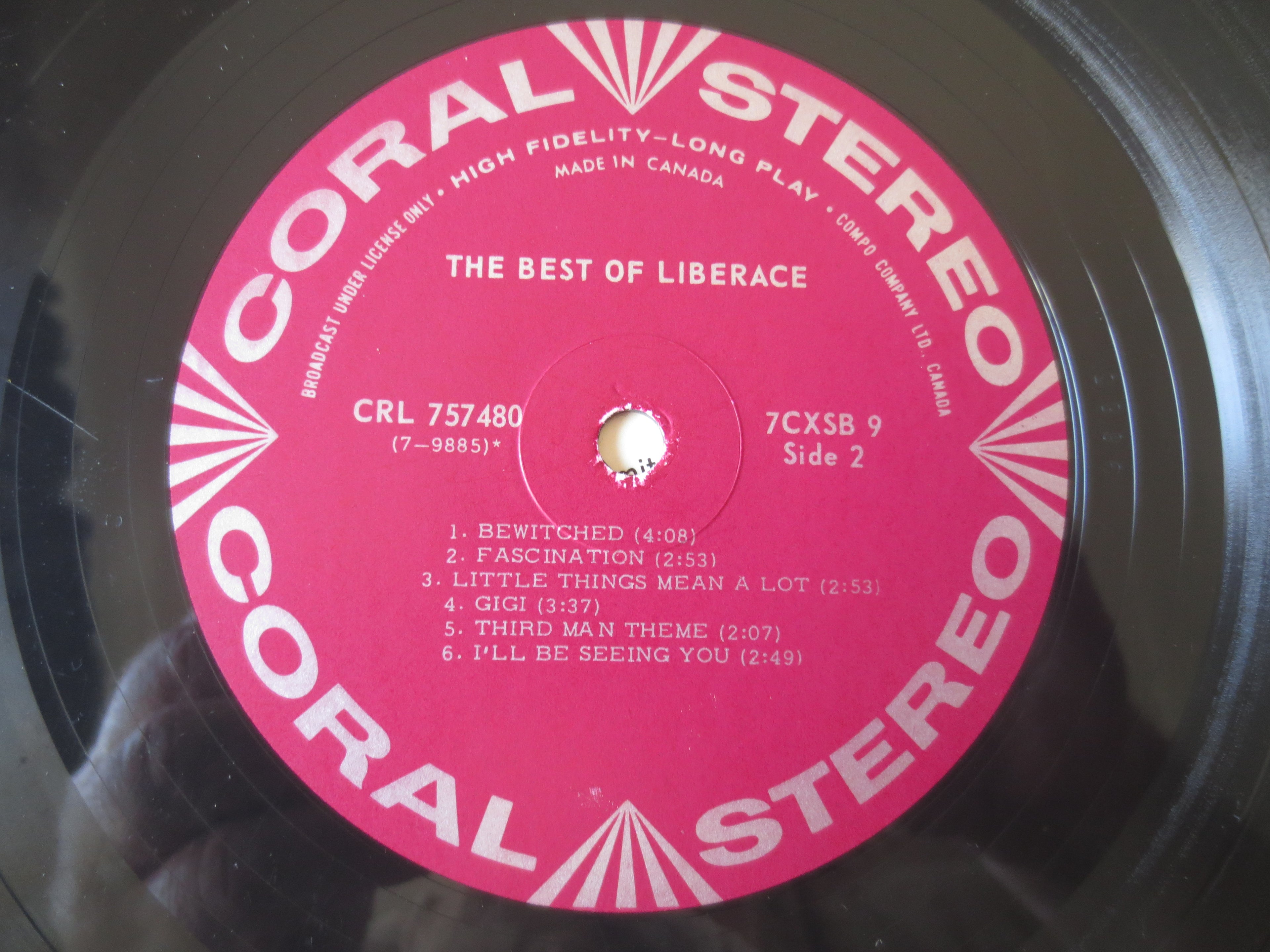 Liberace – The Best of Liberace (1965) Vinyl 2xLP