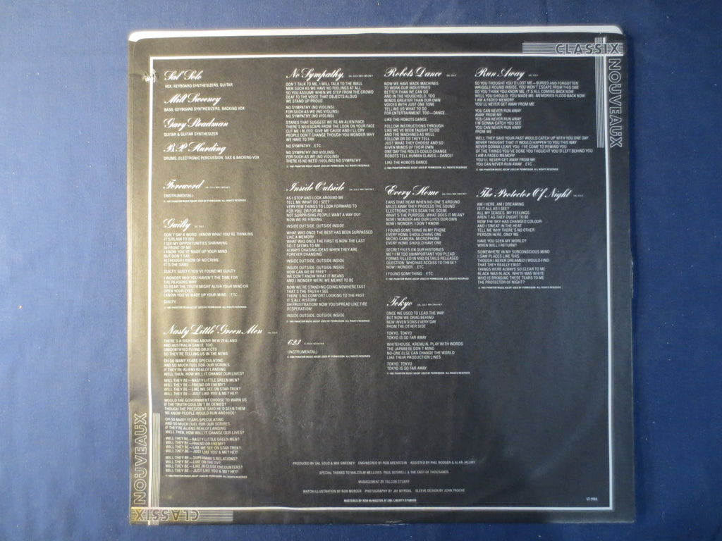 Classix Nouveaux – Classix Nouveaux (1981) Vinyl LP