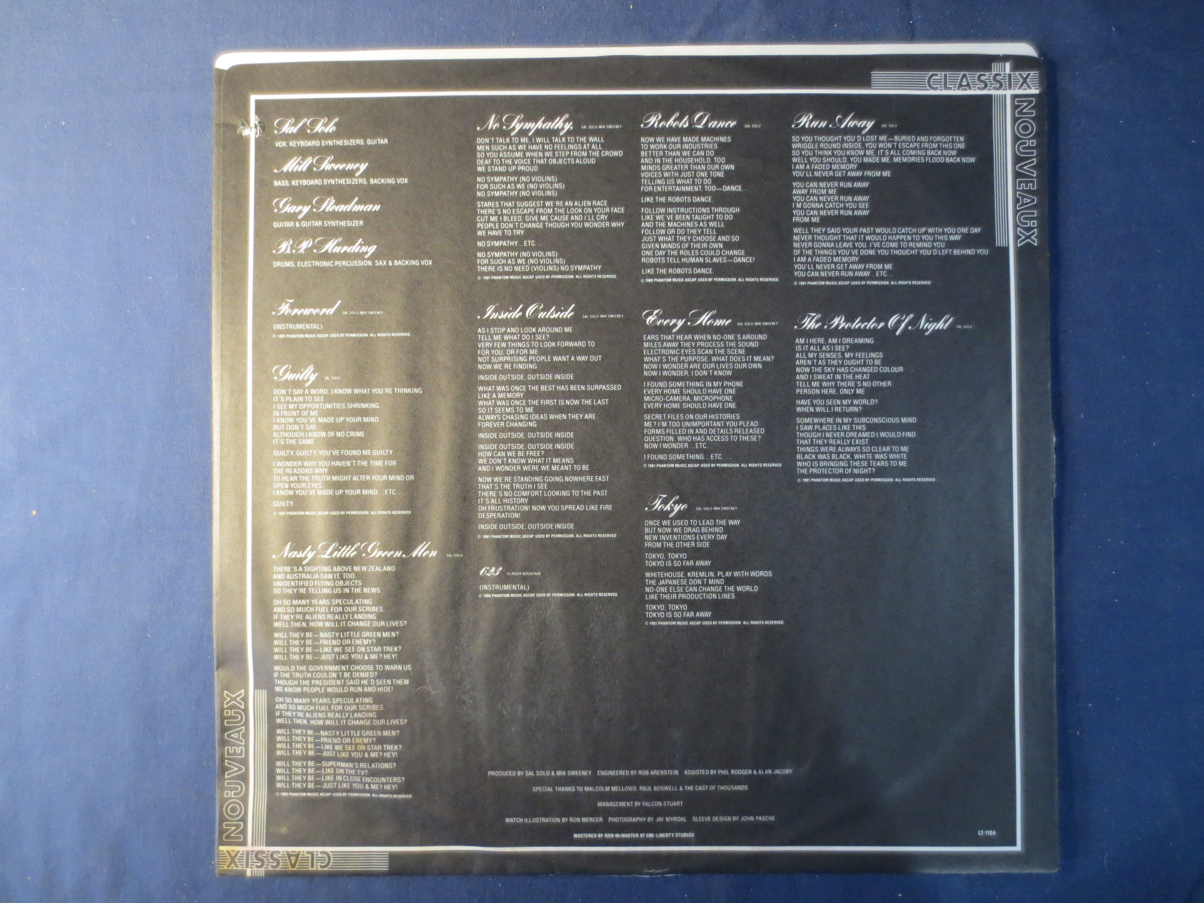 Classix Nouveaux – Classix Nouveaux (1981) Vinyl LP