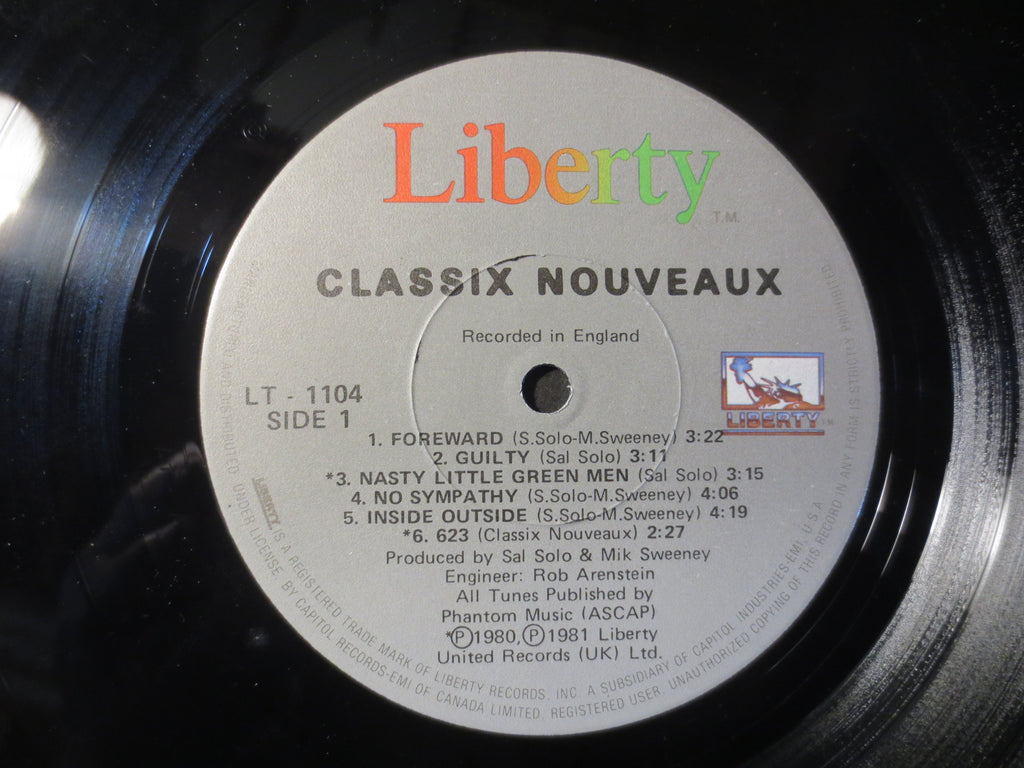 Classix Nouveaux – Classix Nouveaux (1981) Vinyl LP