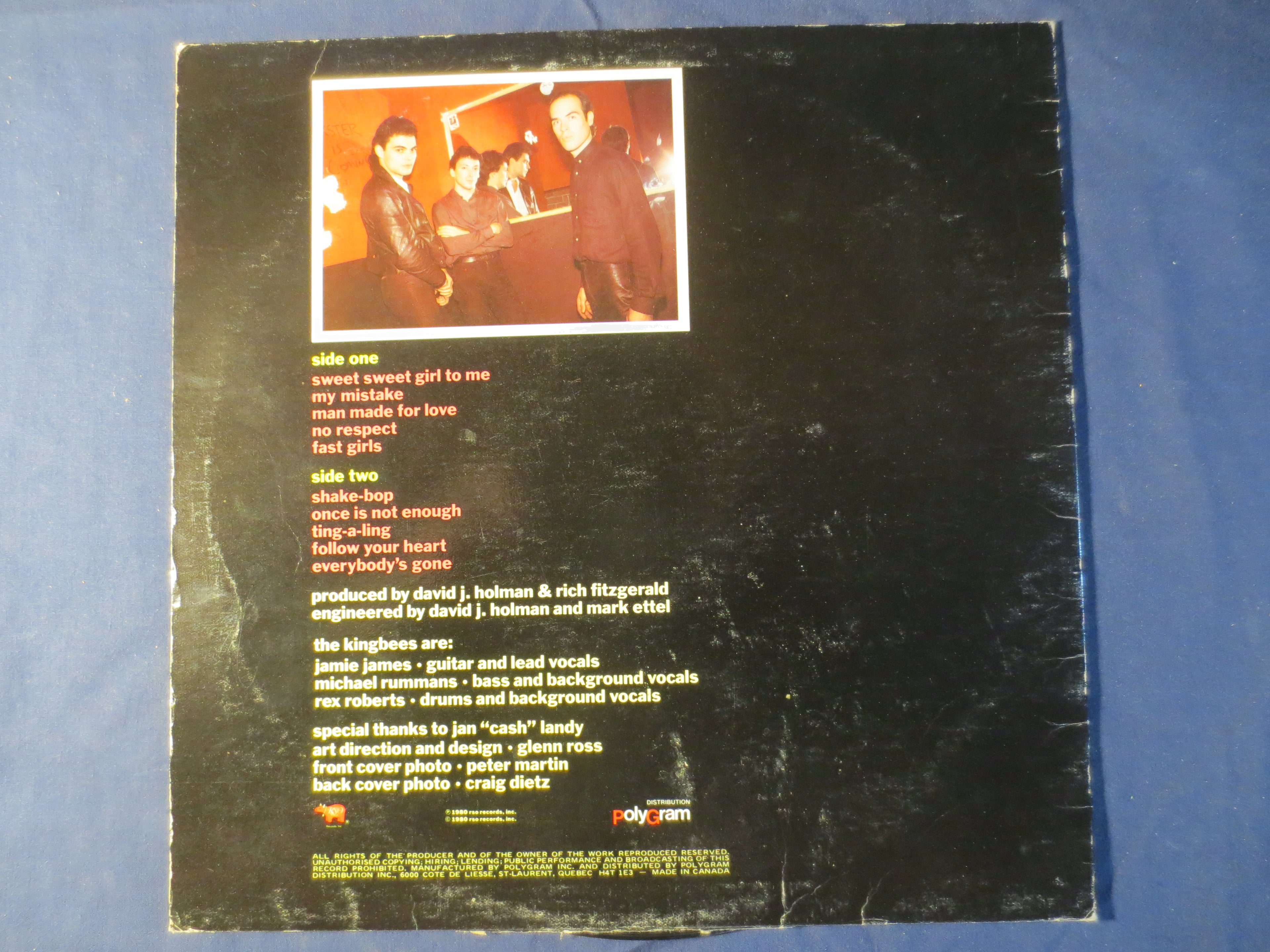 The Kingbees – The Kingbees (1980) Vinyl LP