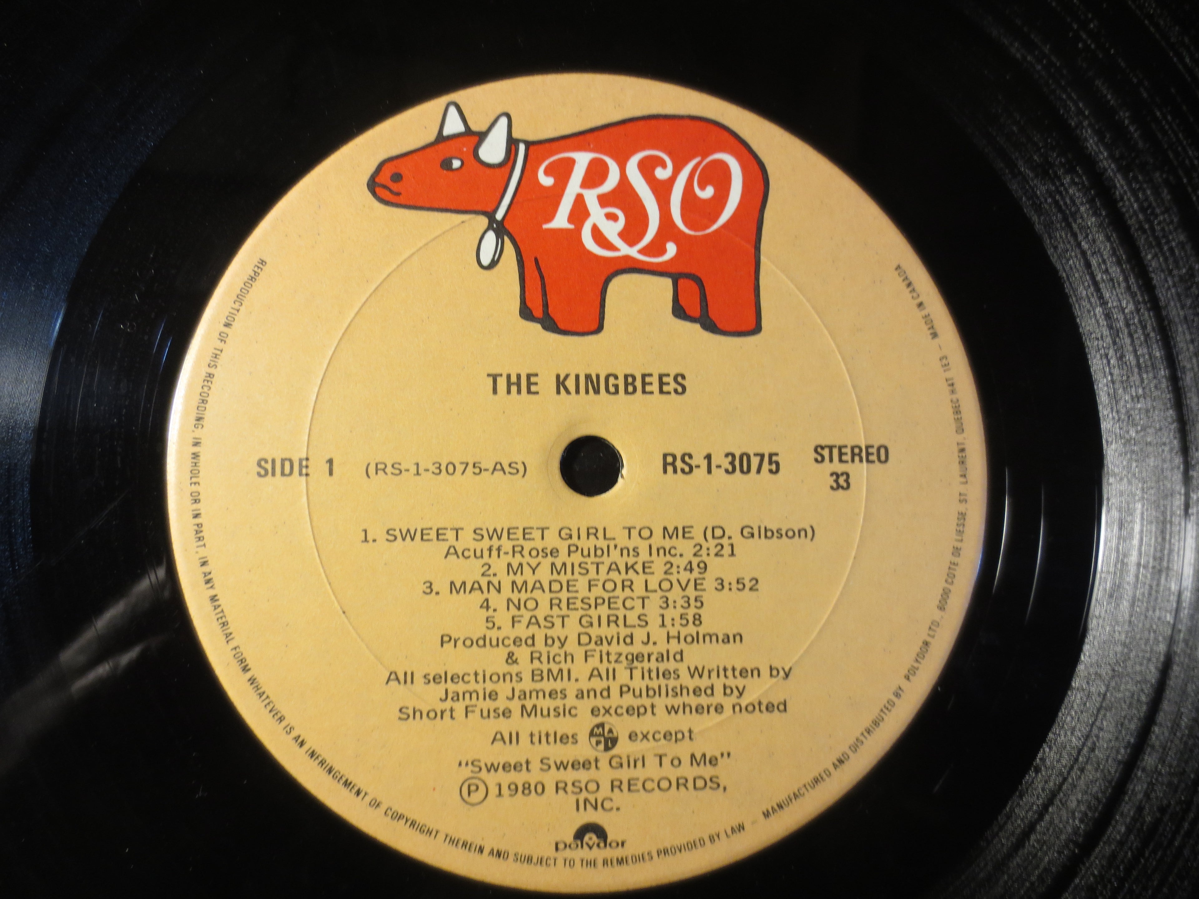 The Kingbees – The Kingbees (1980) Vinyl LP