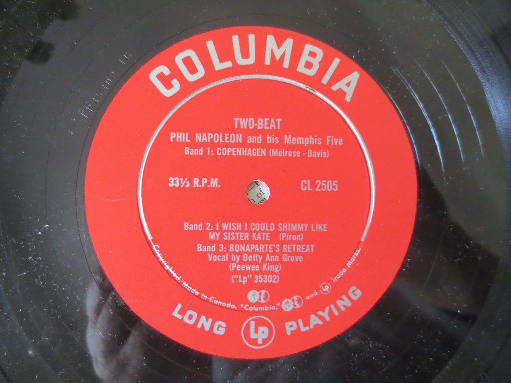 Phil Napoleon & His Memphis Five – Two Beat (1955) Vinyl LP