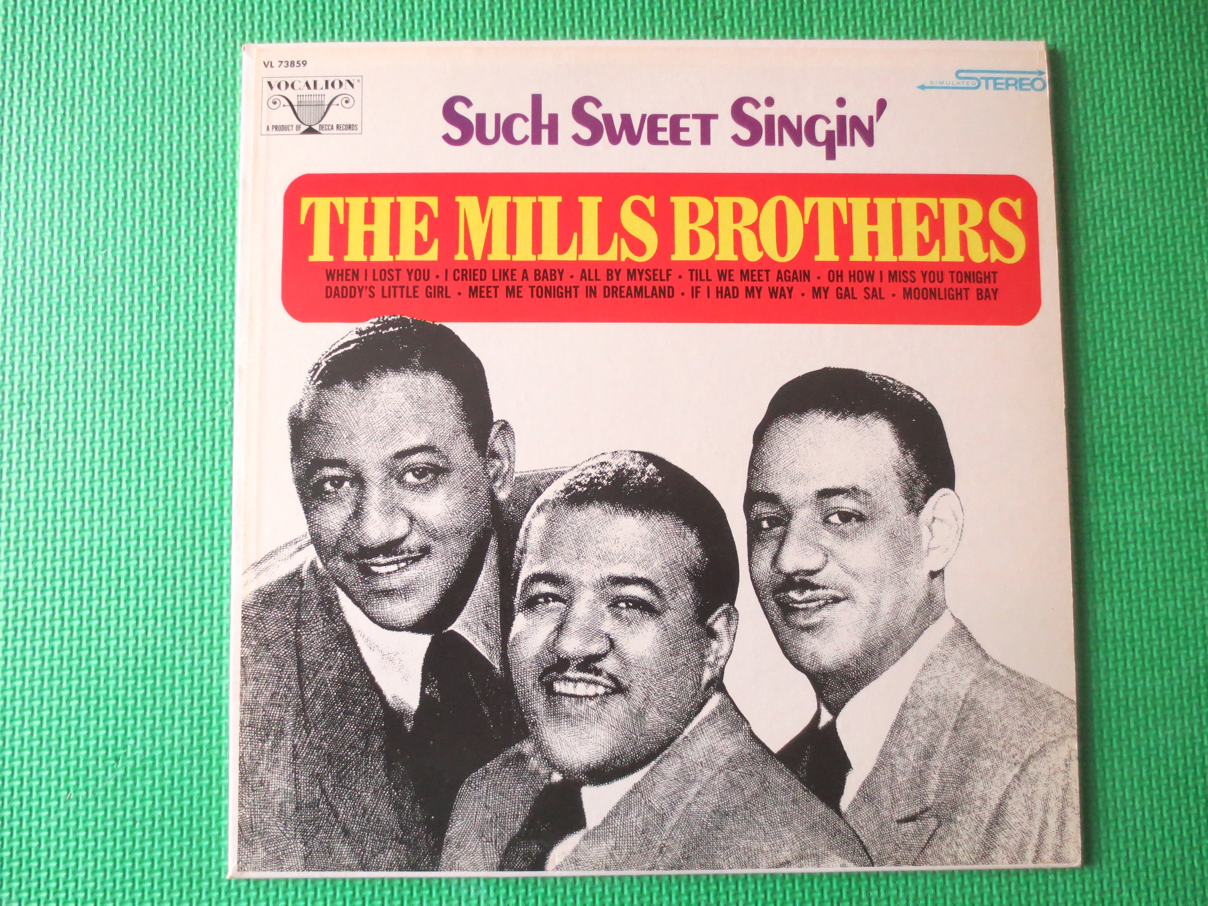 The Mills Brothers – Such Sweet Singin' (1969) Vinyl LP