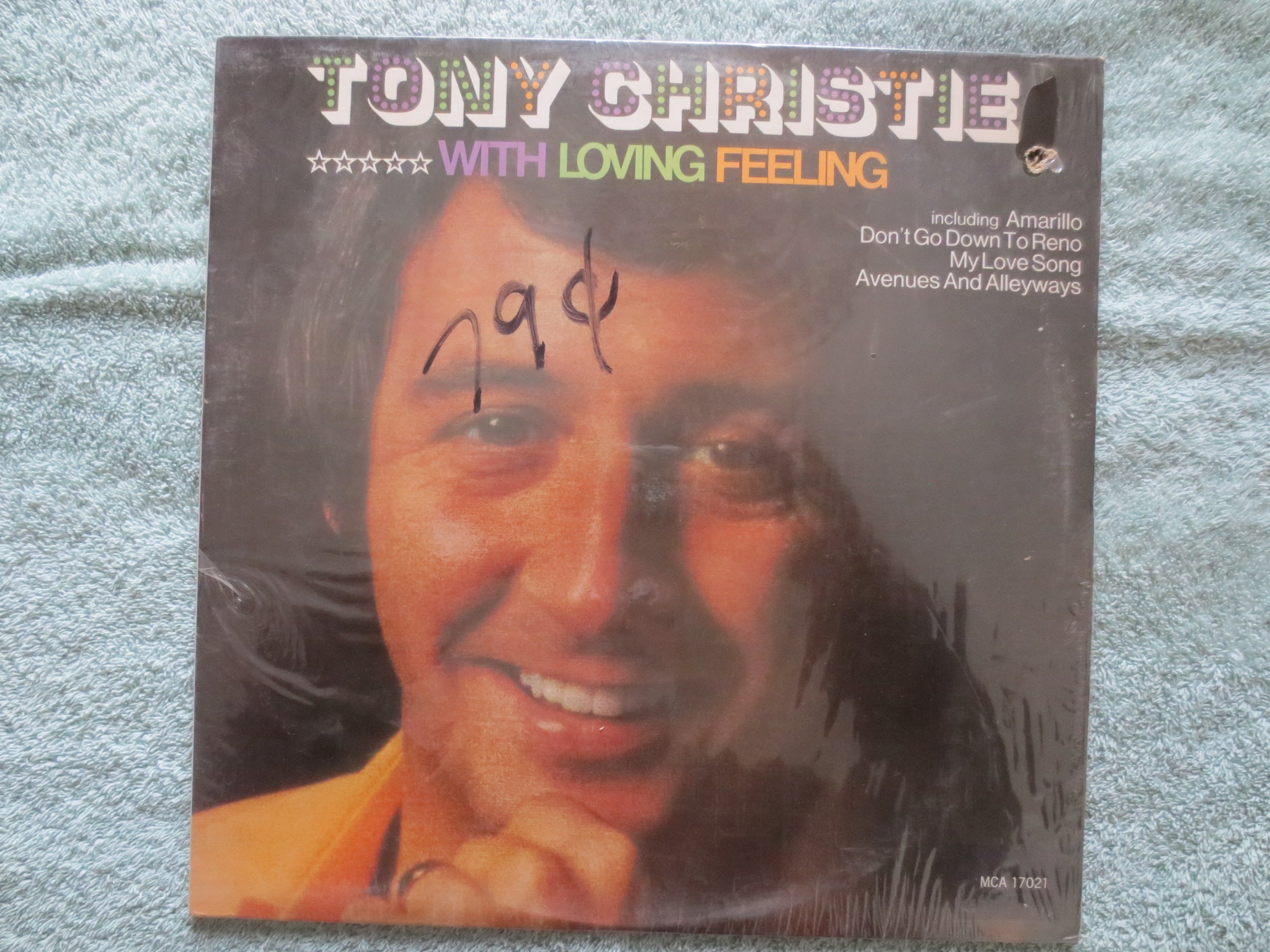 Tony Christie – With Loving Feeling (1972) Vinyl LP — Factory Sealed