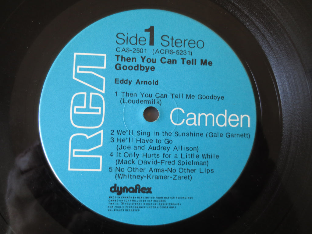Eddy Arnold – Then You Can Tell Me Goodbye (1971) [Vinyl LP]