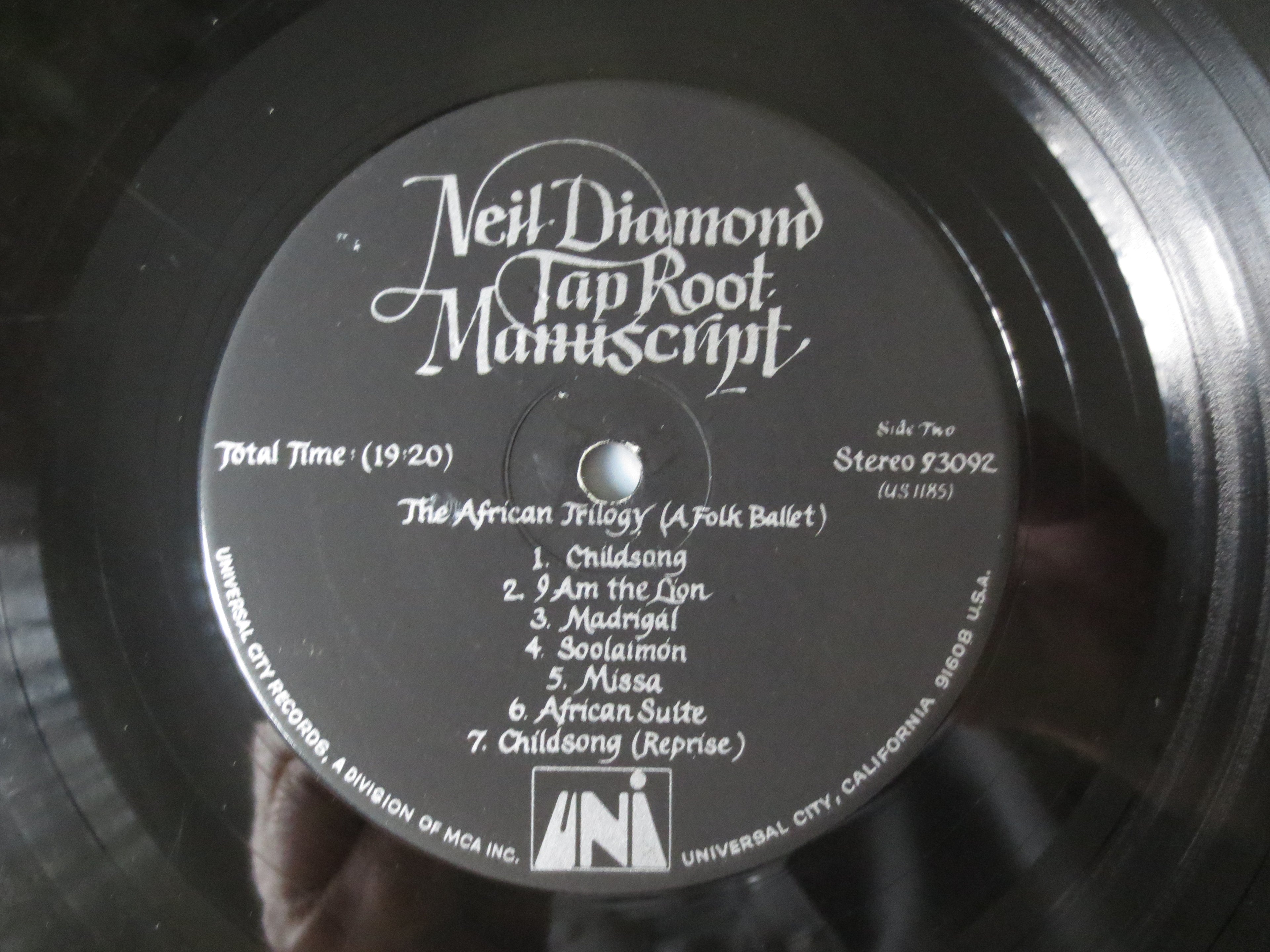 Neil Diamond – Tap Root Manuscript (1970) Vinyl LP