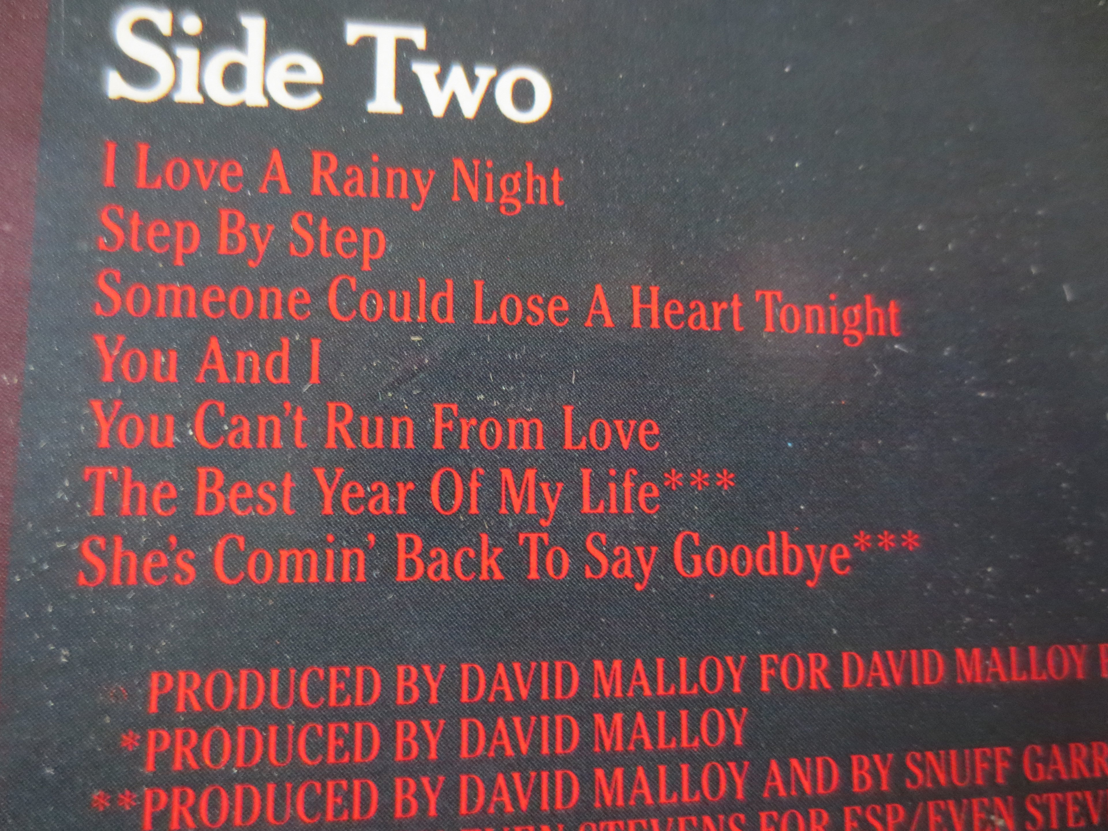 Eddie Rabbitt – #1's (1985) Vinyl LP
